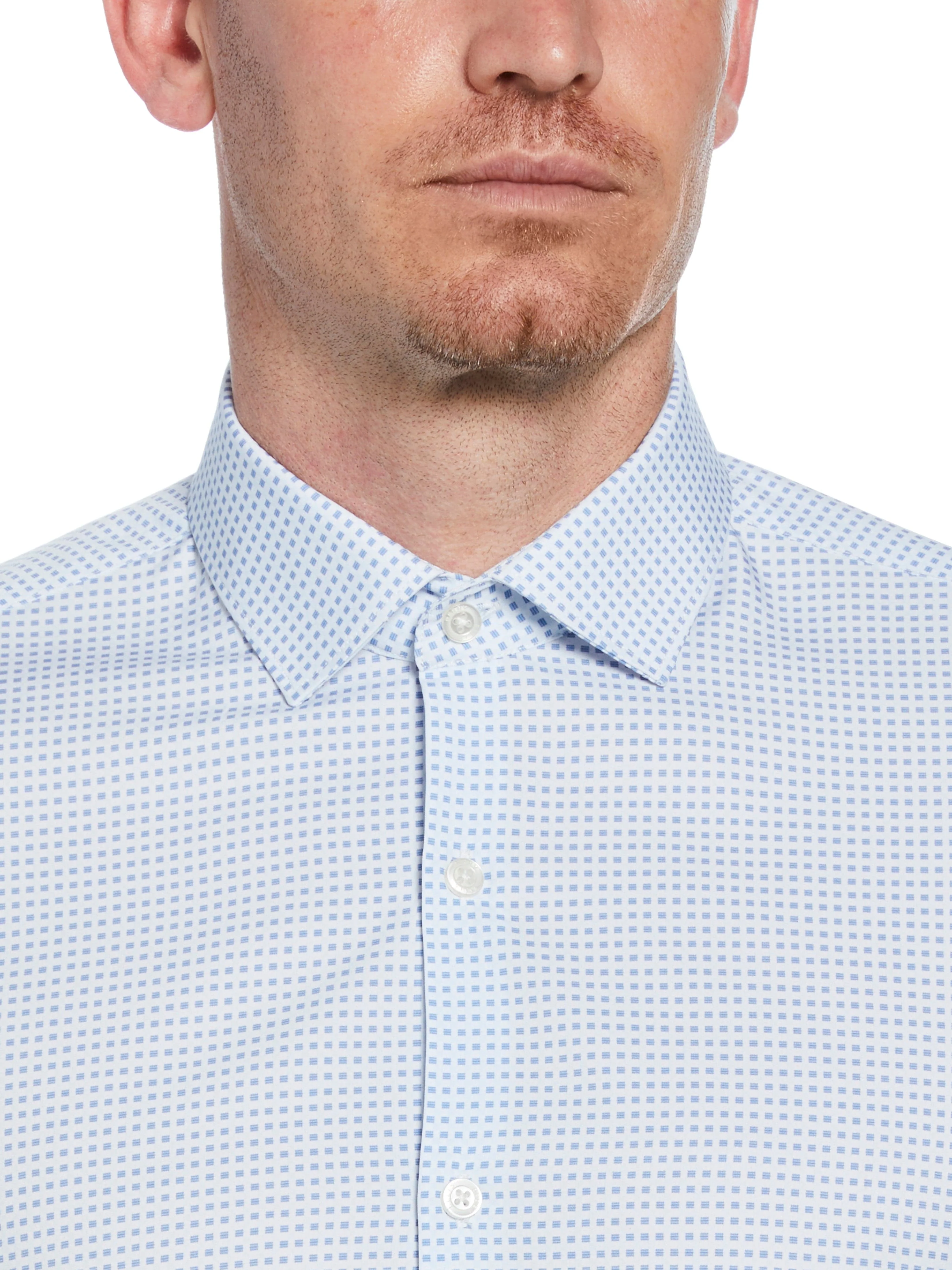 4-Way Stretch Big Check Print Shirt - Image 2