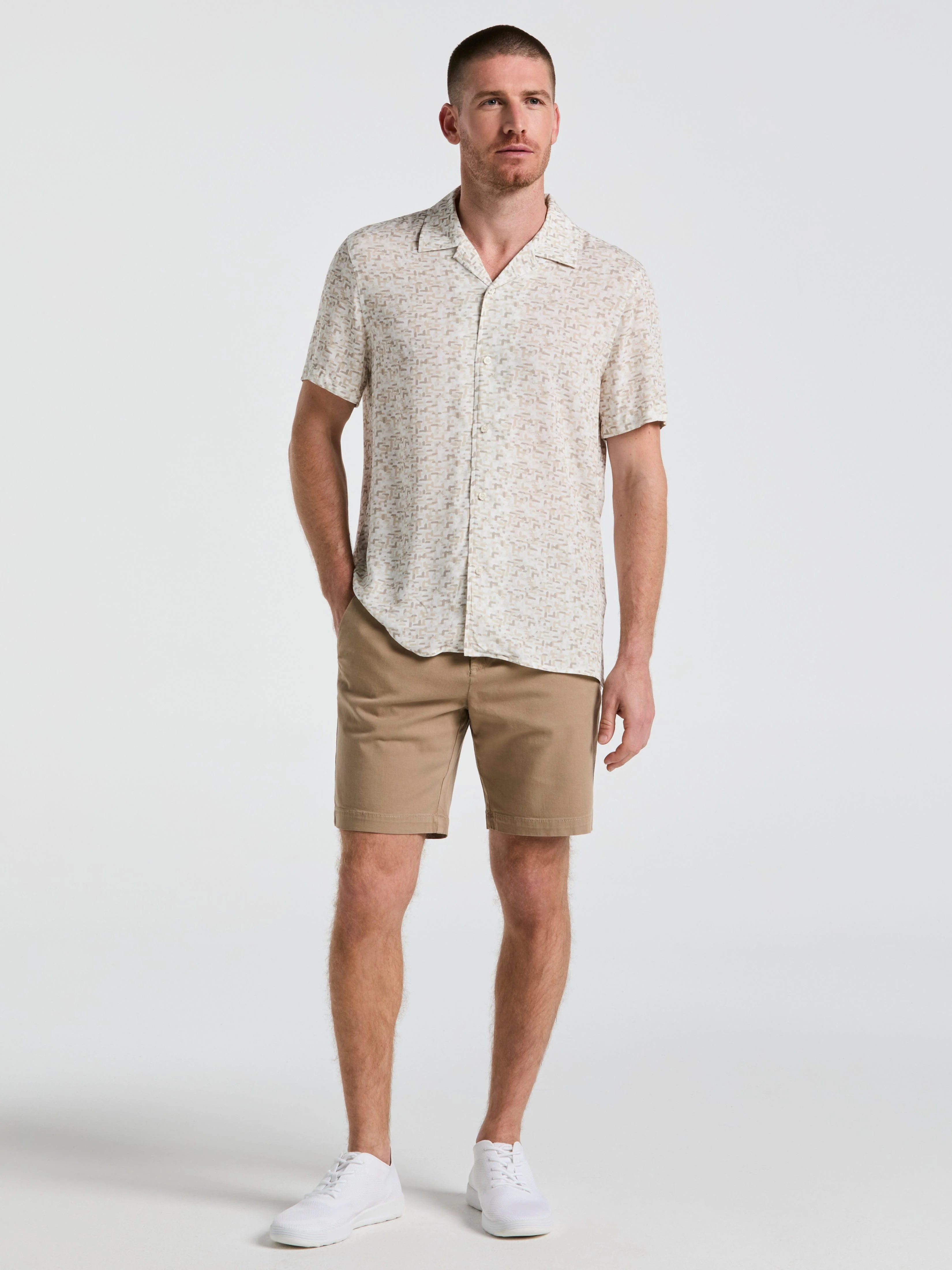 8" Flat Front Garment Dyed Short - Image 9