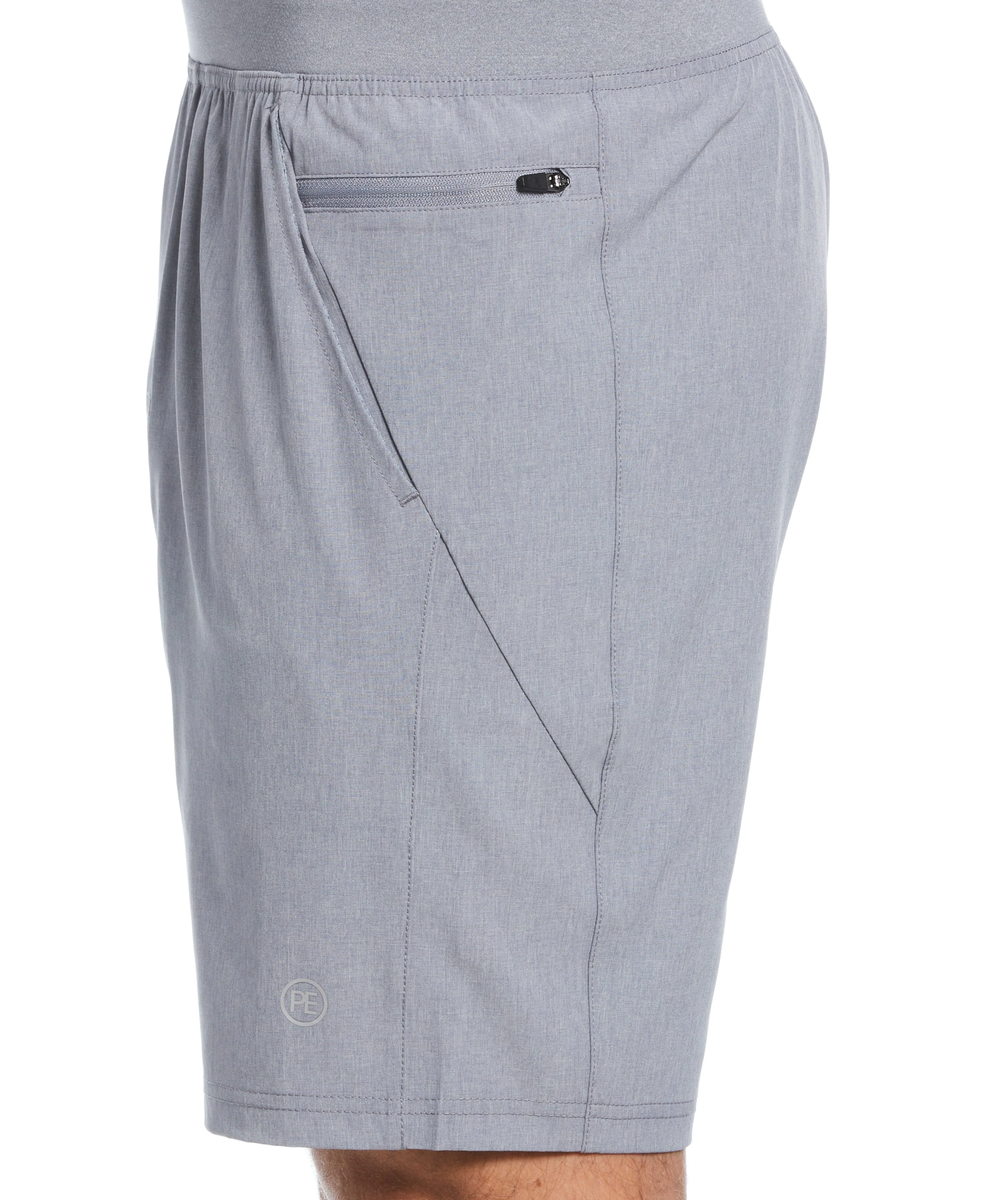 9" Pull-On Stretch Short with Security Pocket - Image 2