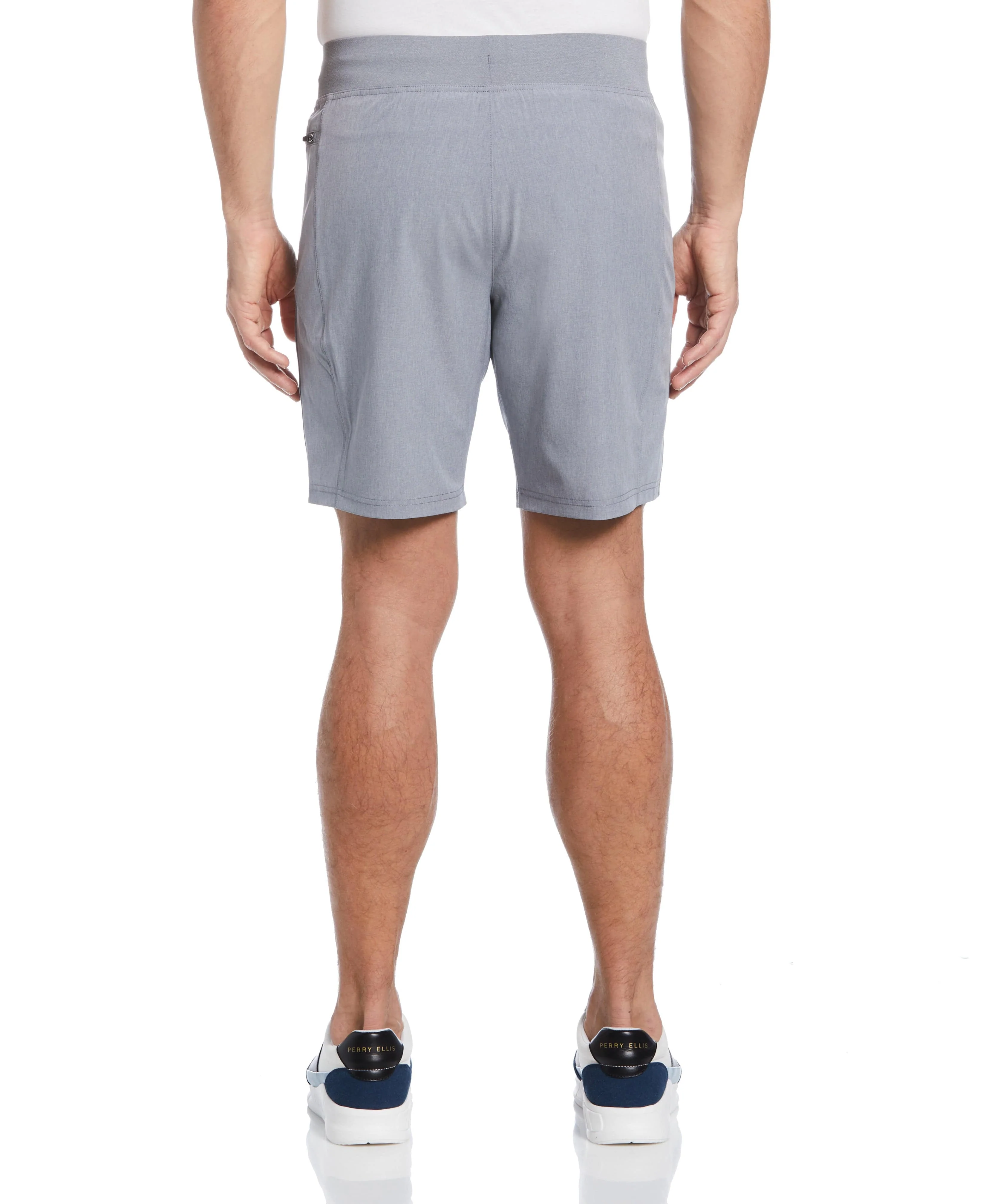 9" Pull-On Stretch Short with Security Pocket - Image 4