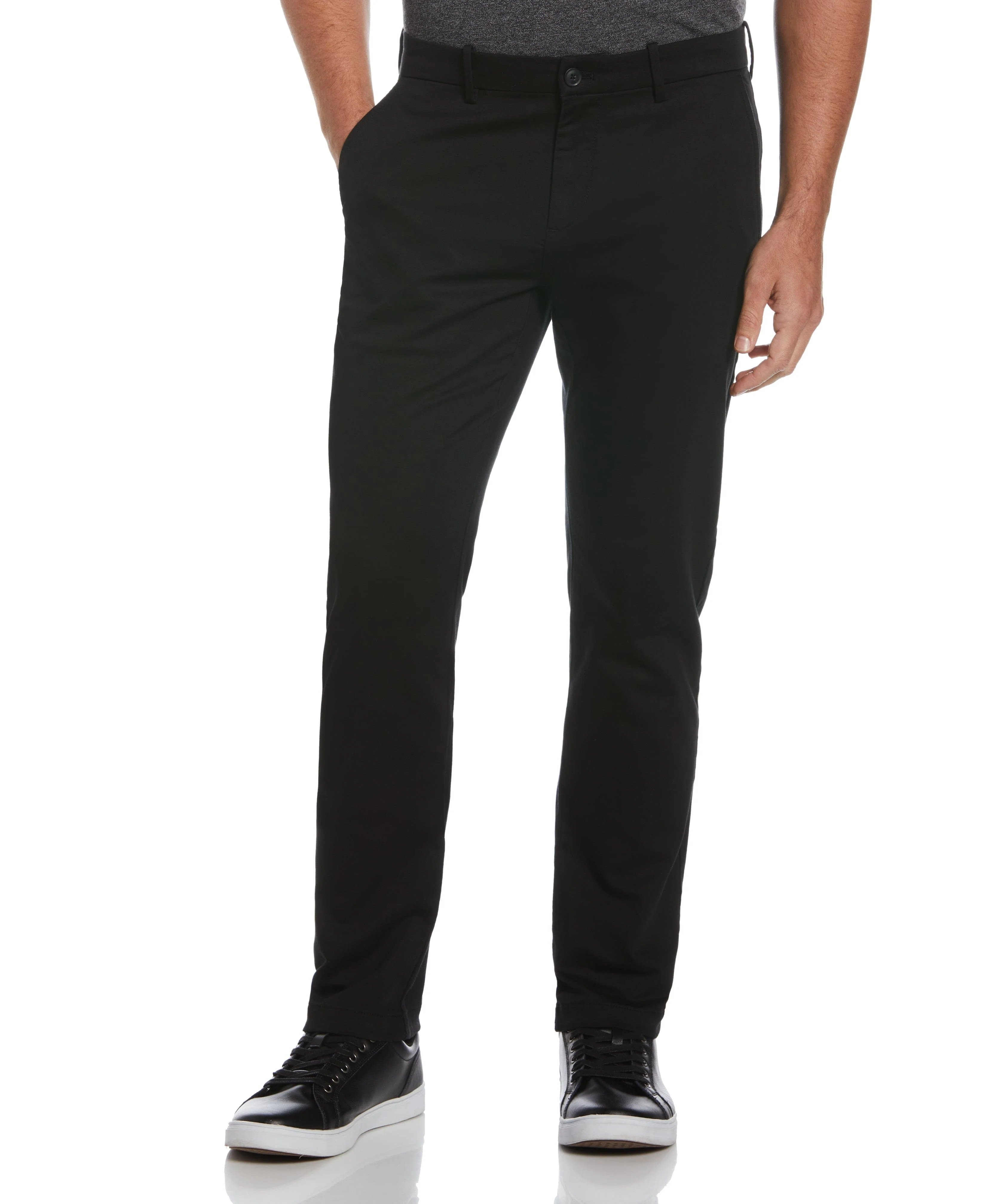 Big & Tall Dobby Flat Front Stretch Chino