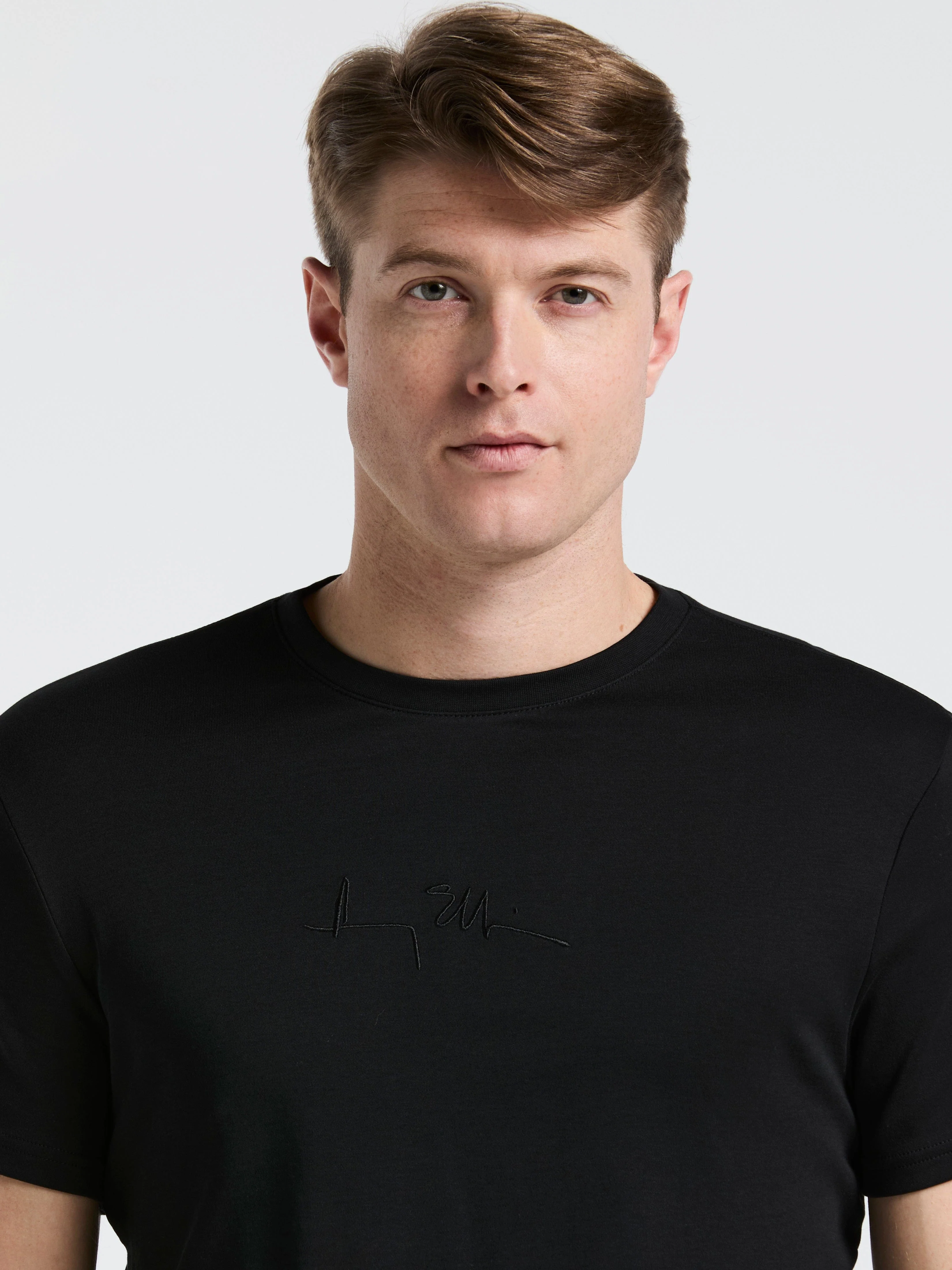 Bold Signature Crew Neck Tee - Image 3