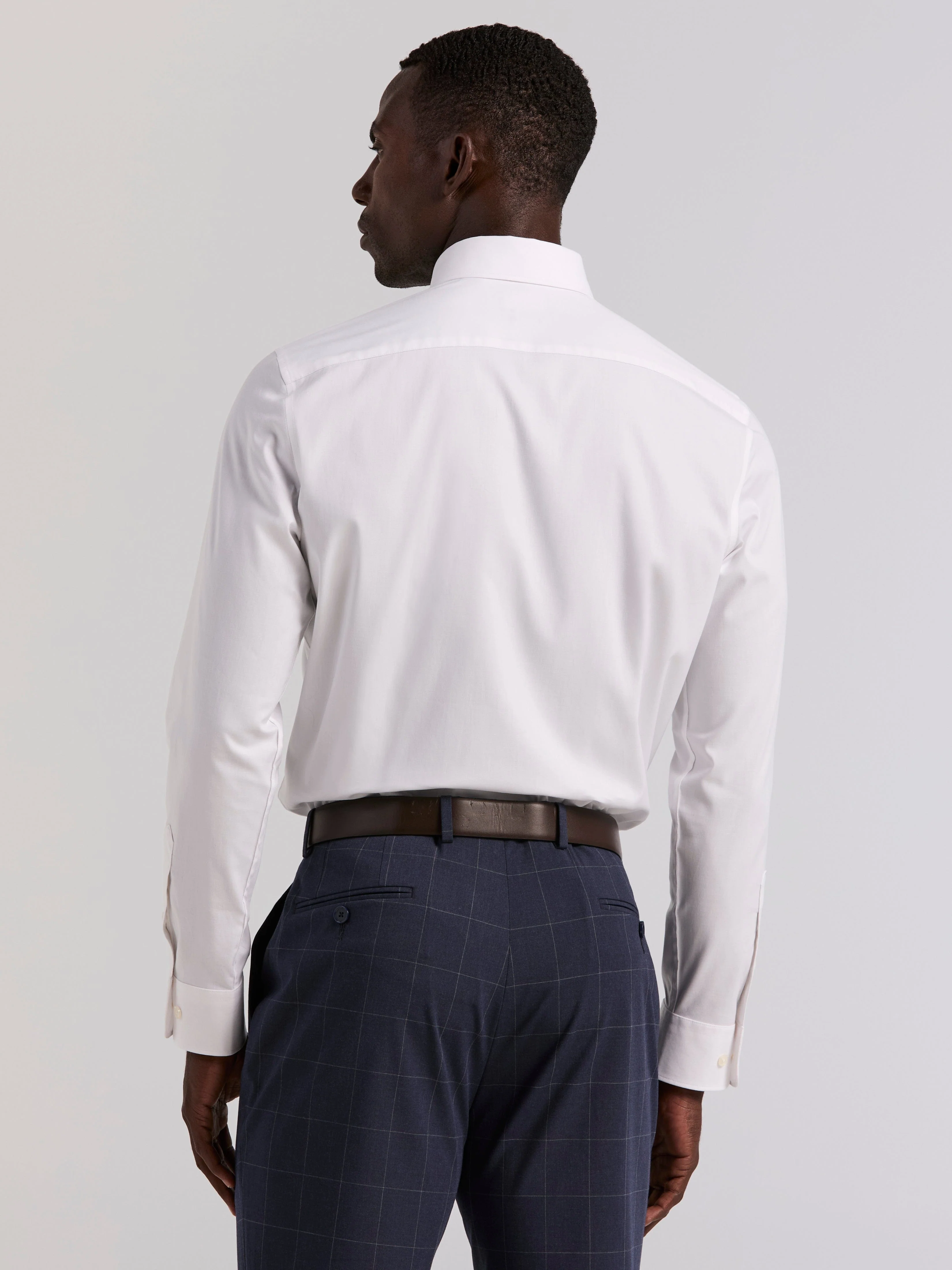 Slim Fit Cotton Stretch Dress Shirt - Image 13