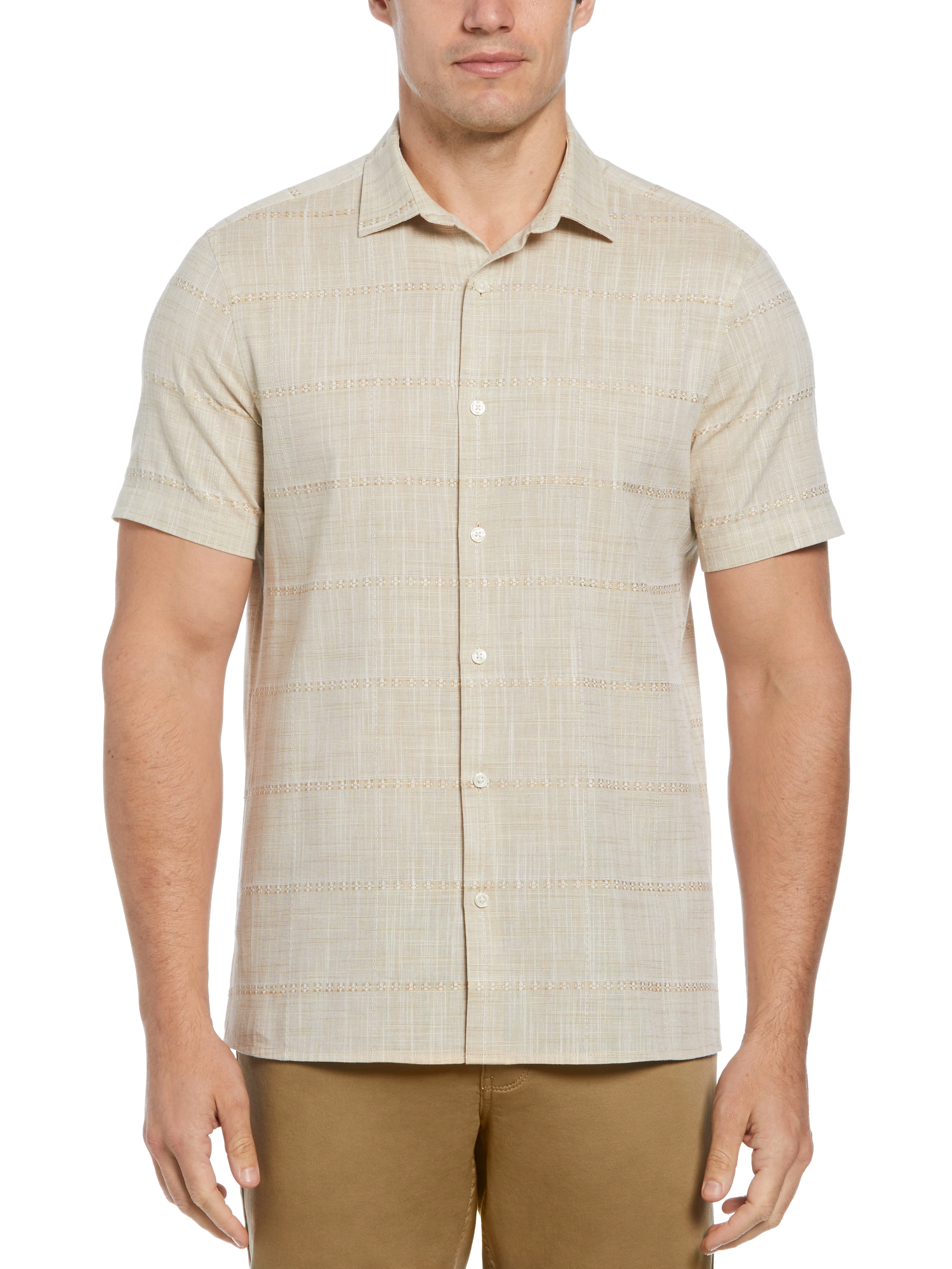 Cotton Slub Plaid Shirt - Image 12