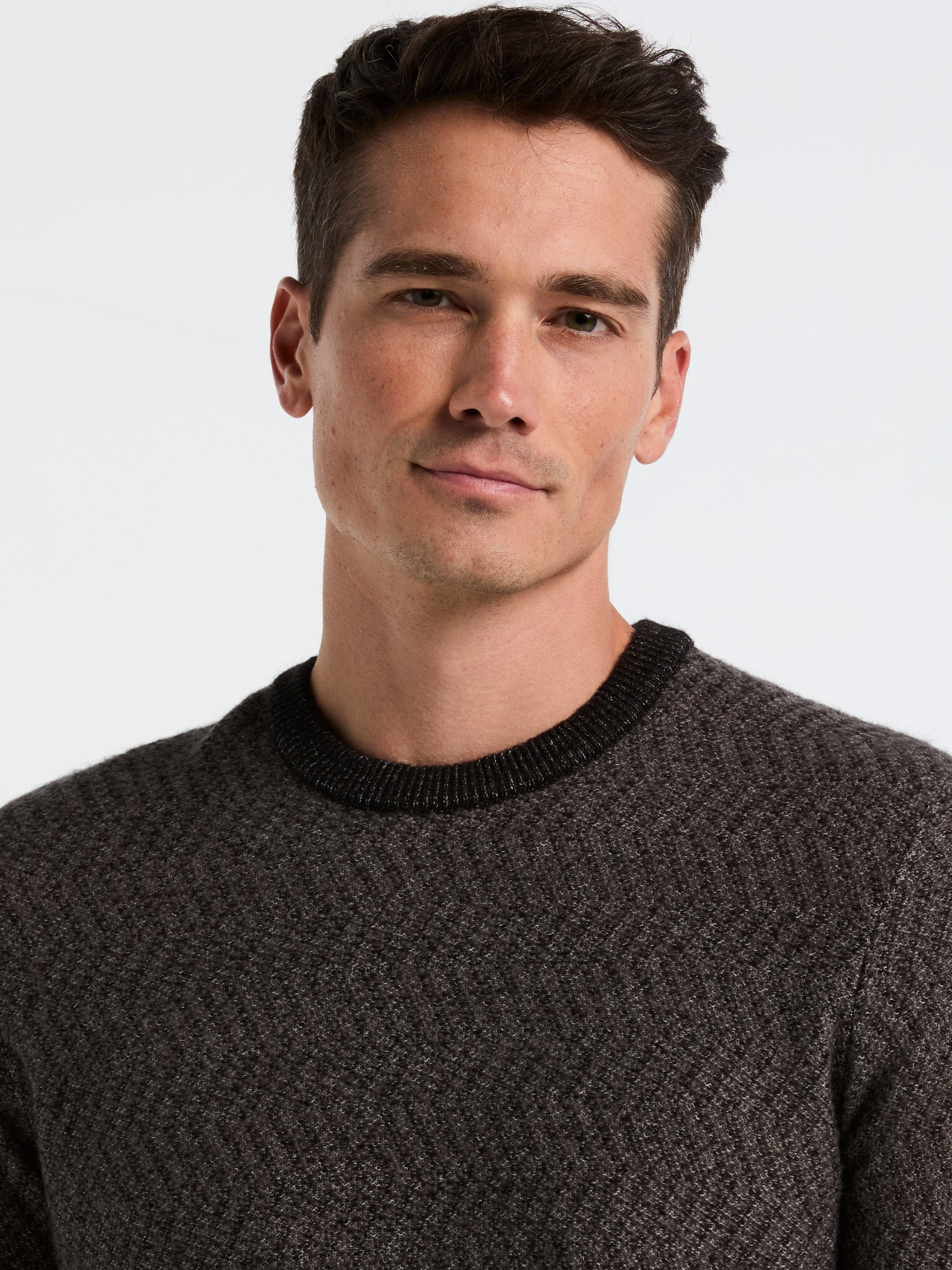 Herringbone Crew Neck Sweater - Image 2