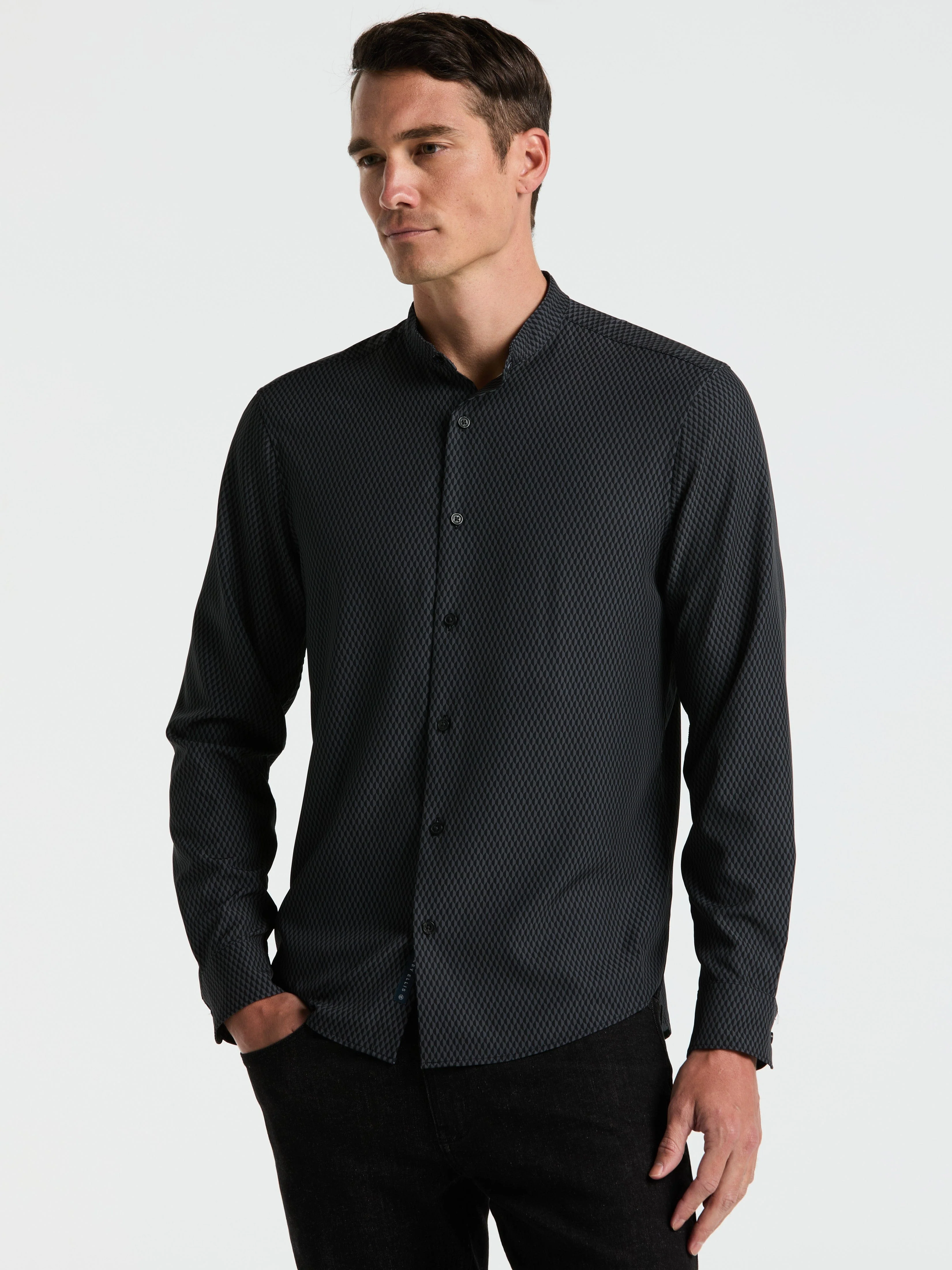 Hex Geo Print Shirt