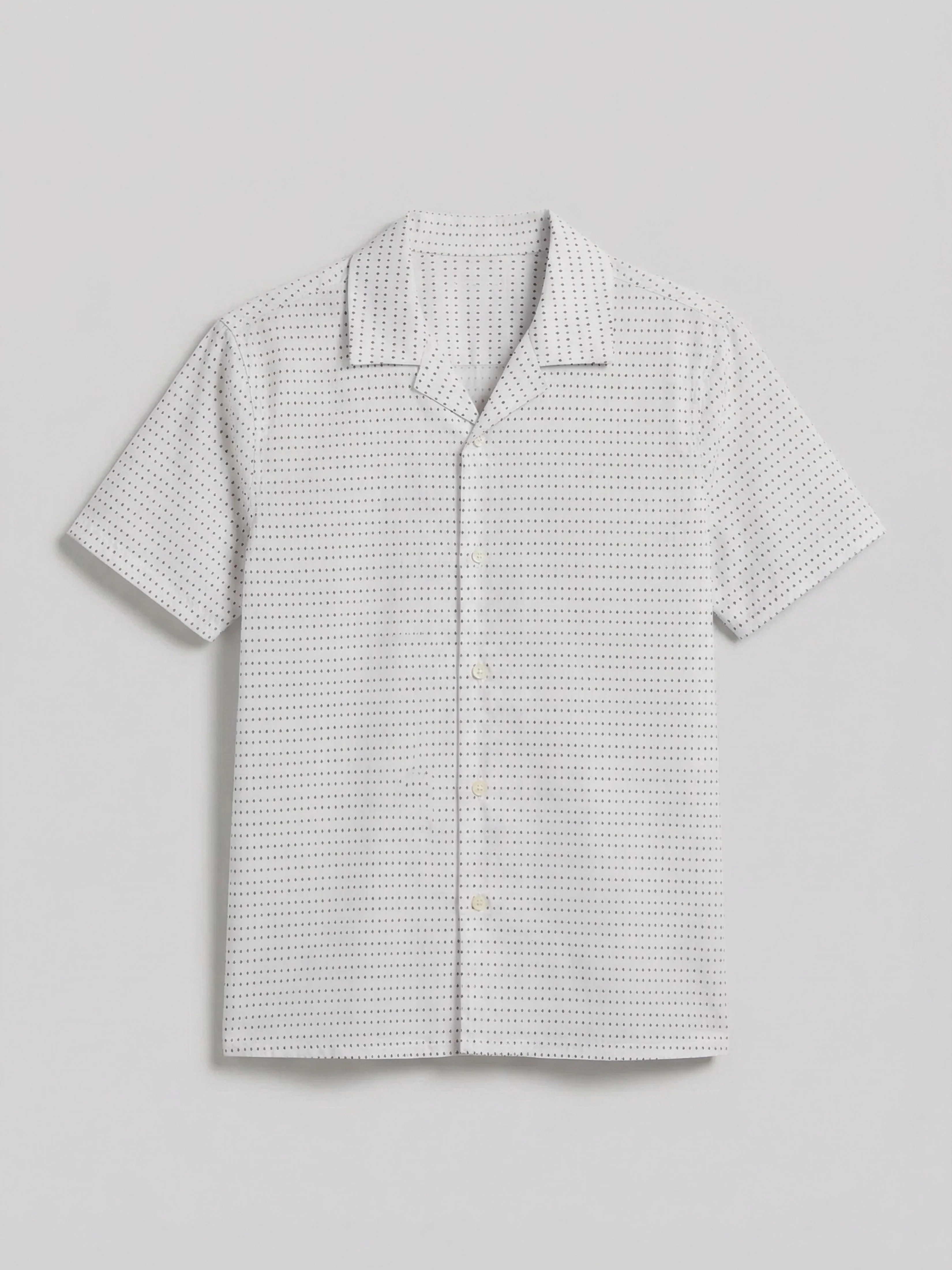 Hexagon Pop Print Camp Collar Shirt - Image 11