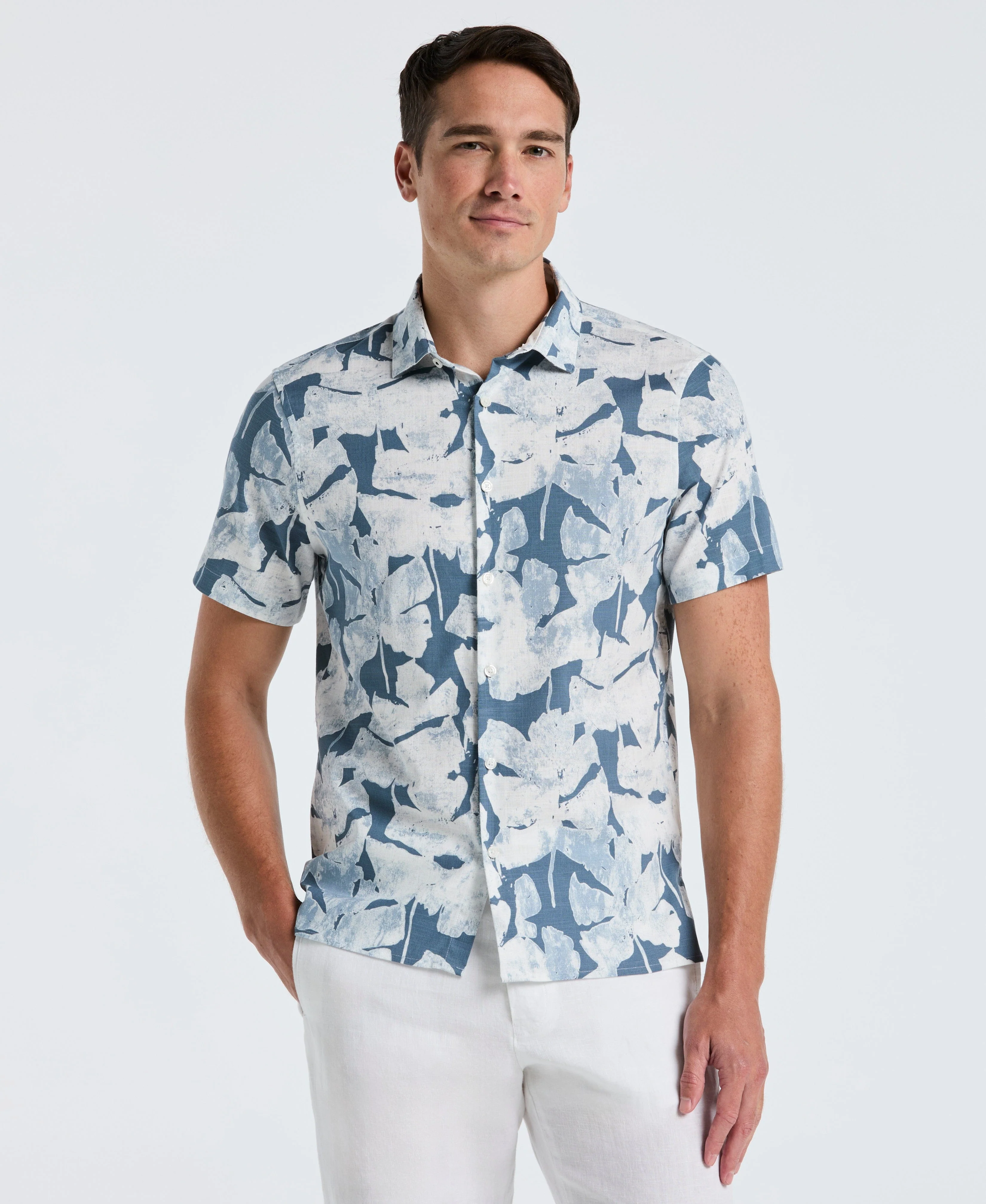 Leaf Print Shirt