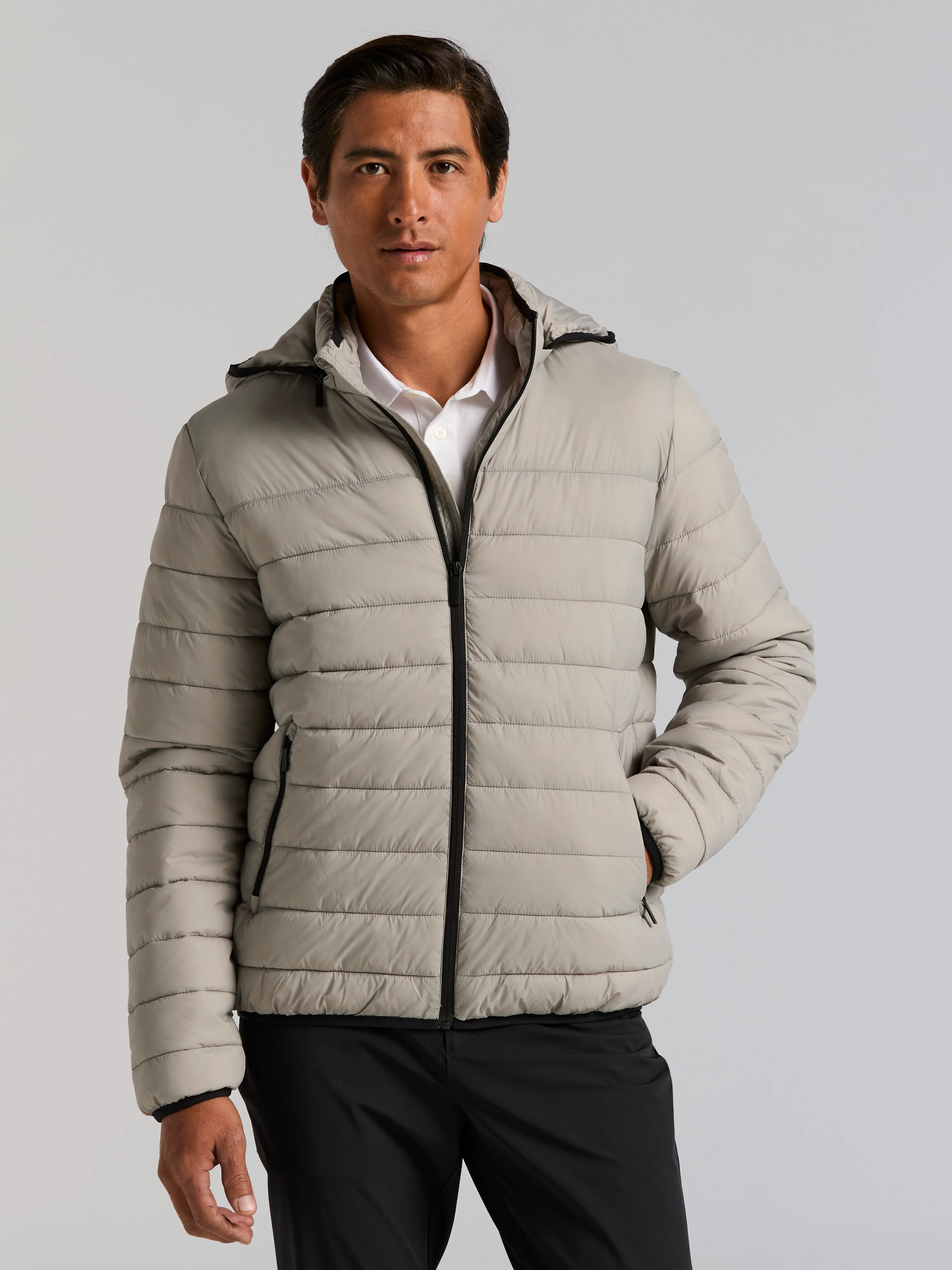 Lightweight Hooded Puffer Jacket - Image 20