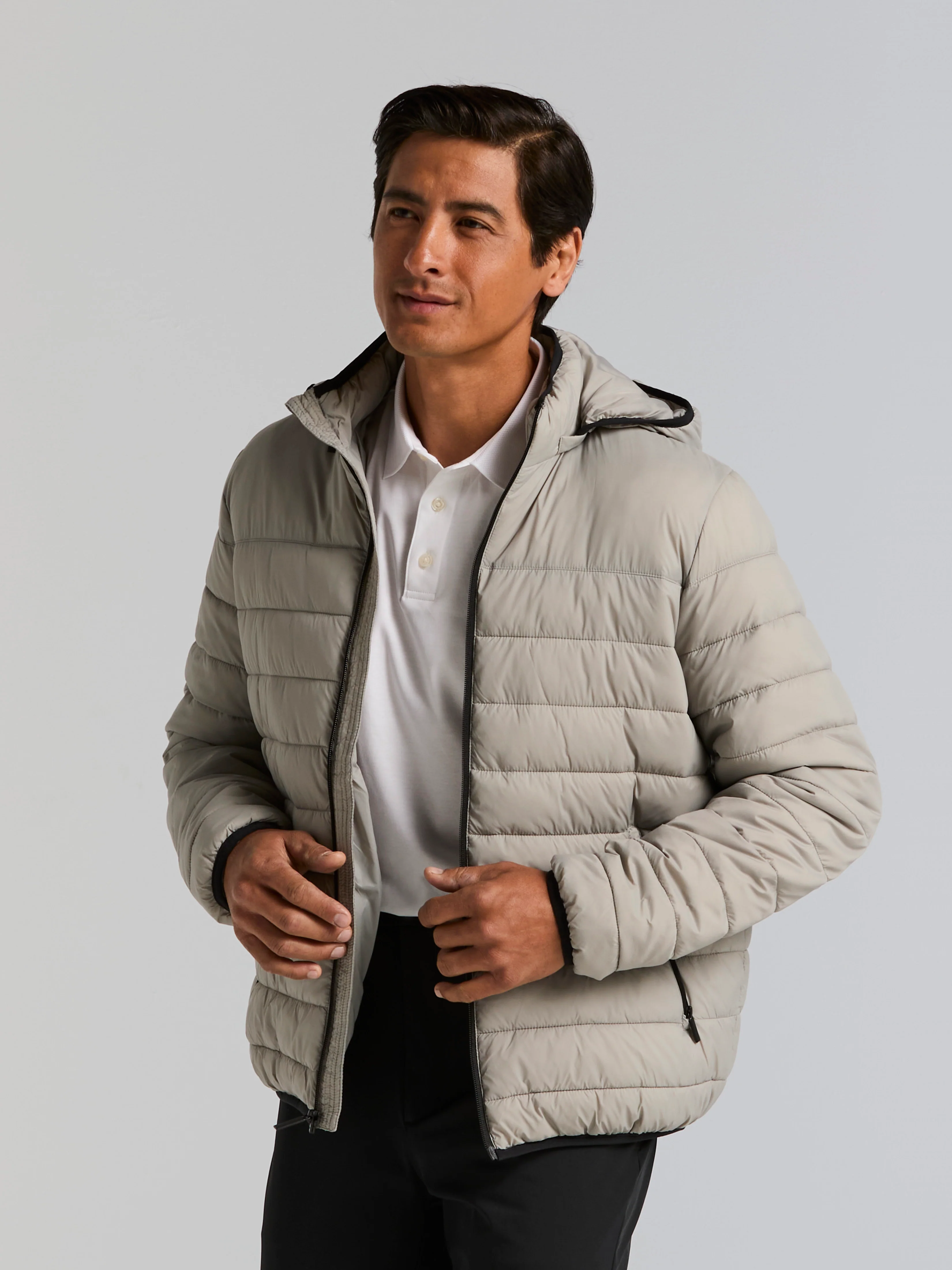 Lightweight Hooded Puffer Jacket - Image 30