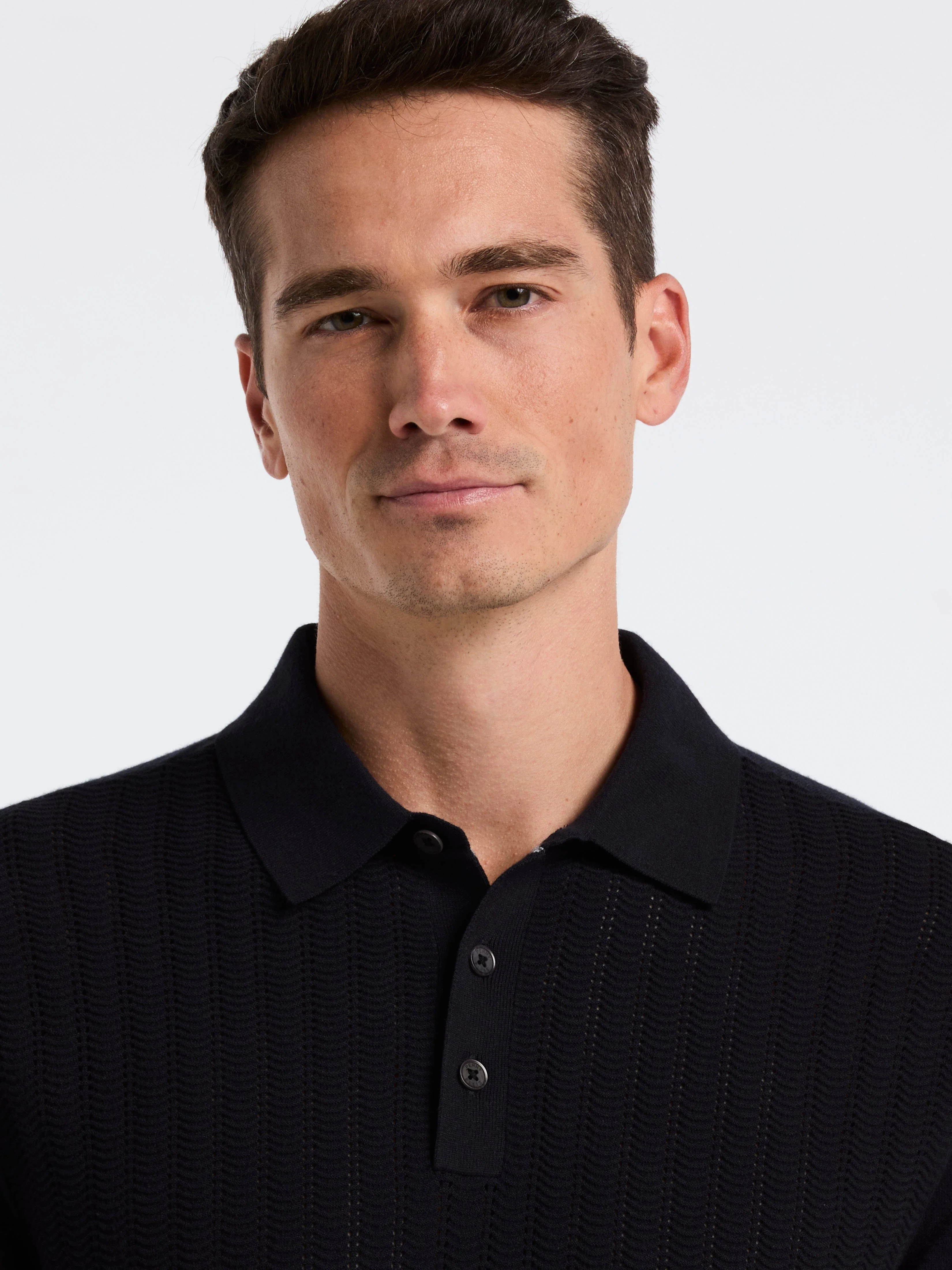 Long Sleeve Tech Polo Sweater - Image 6