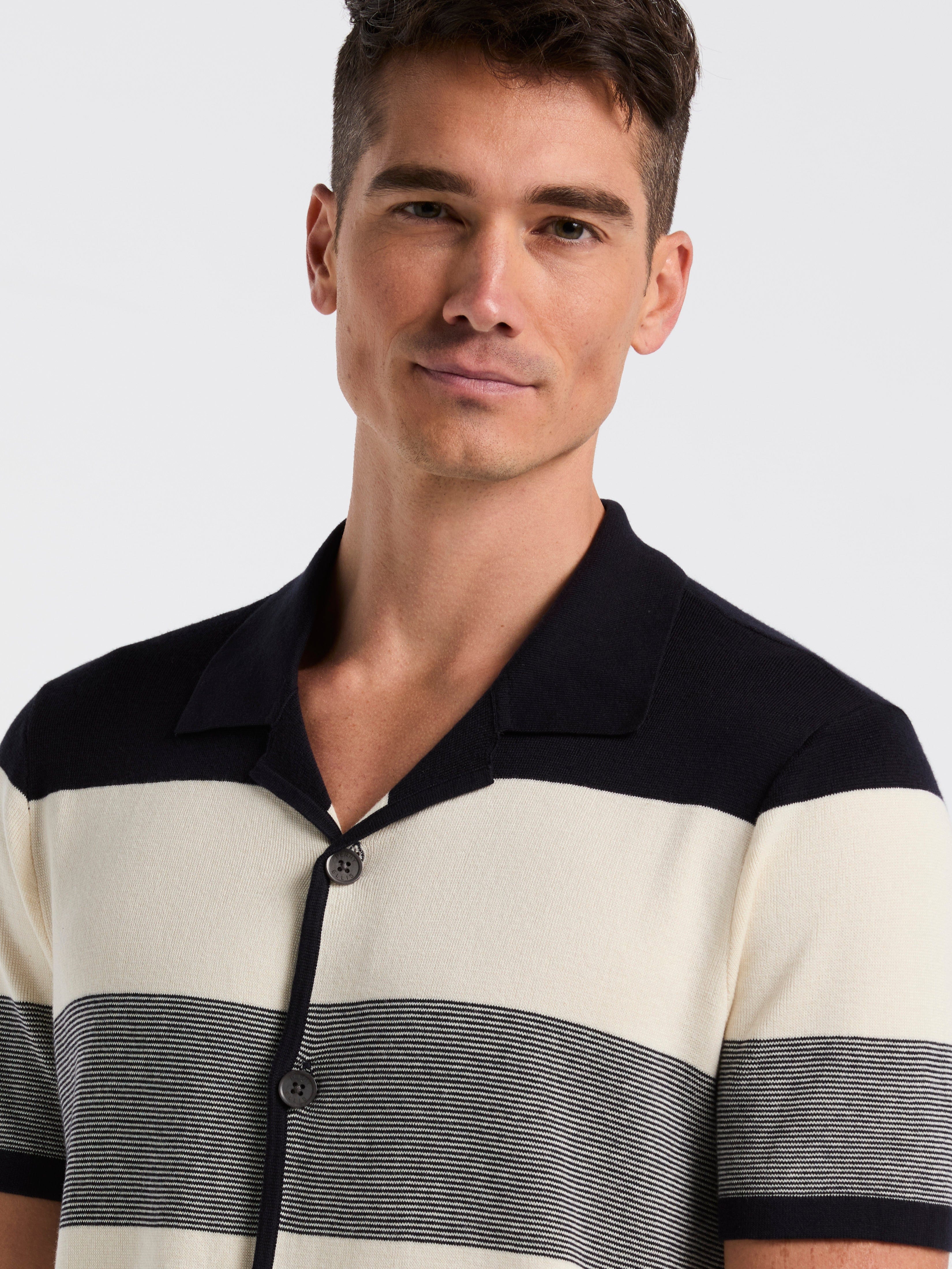 Color Block Button Front Sweater - Image 2