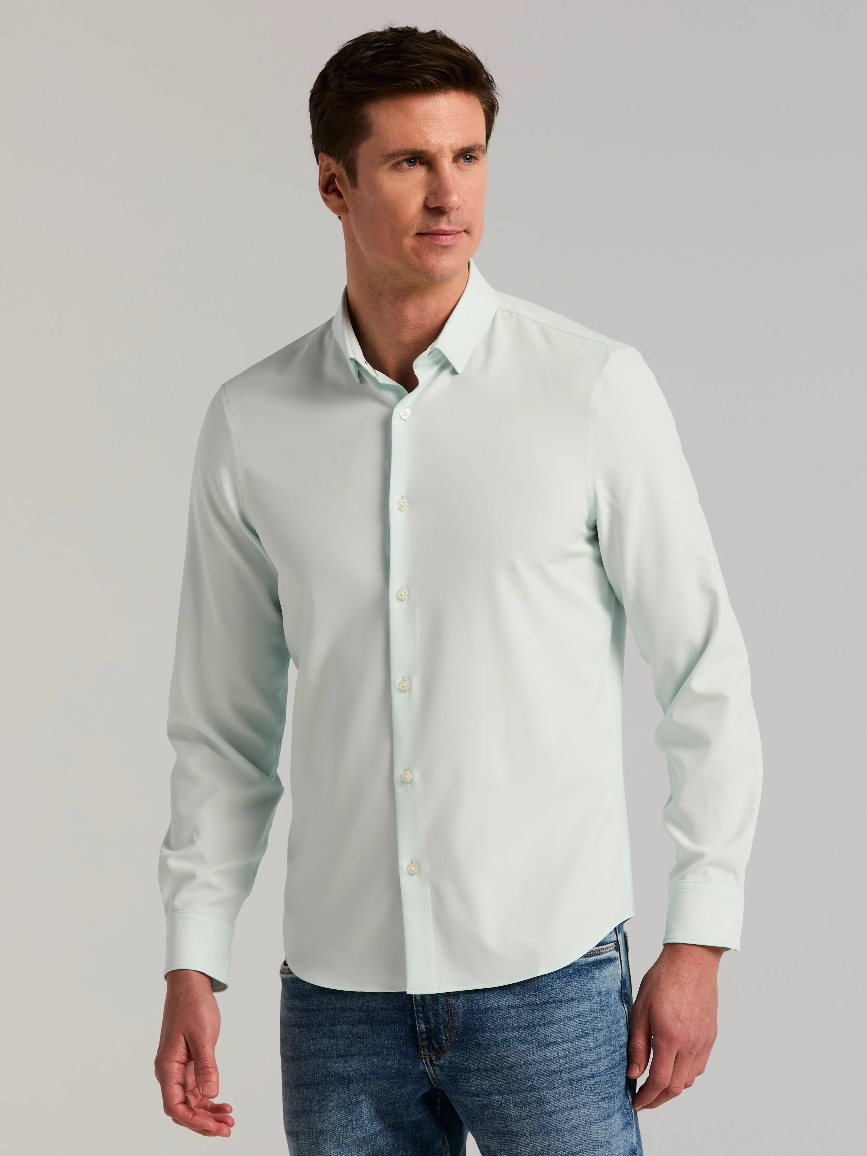Untucked Slim Fit Total Stretch Shirt - Image 26