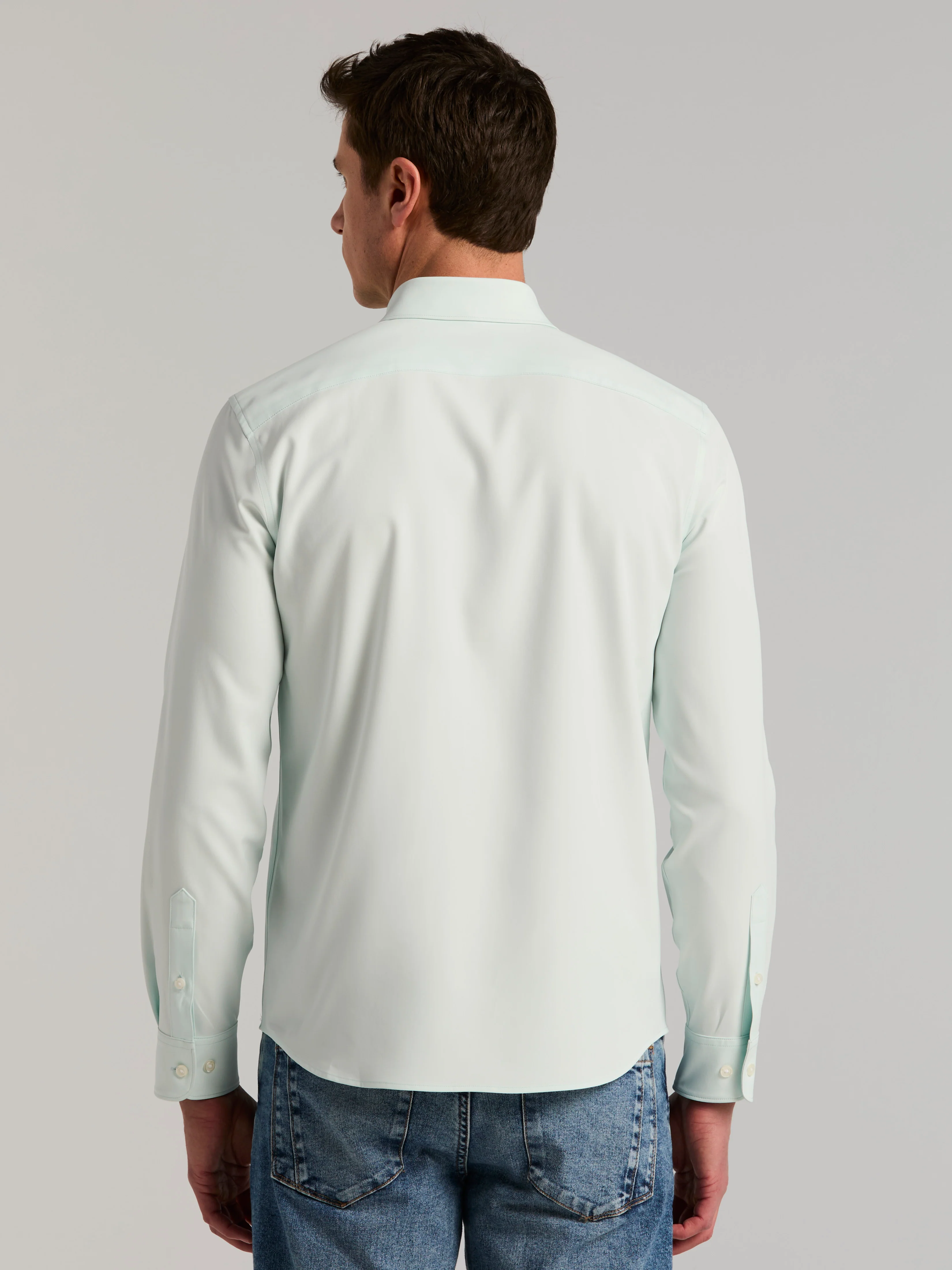 Untucked Slim Fit Total Stretch Shirt - Image 29