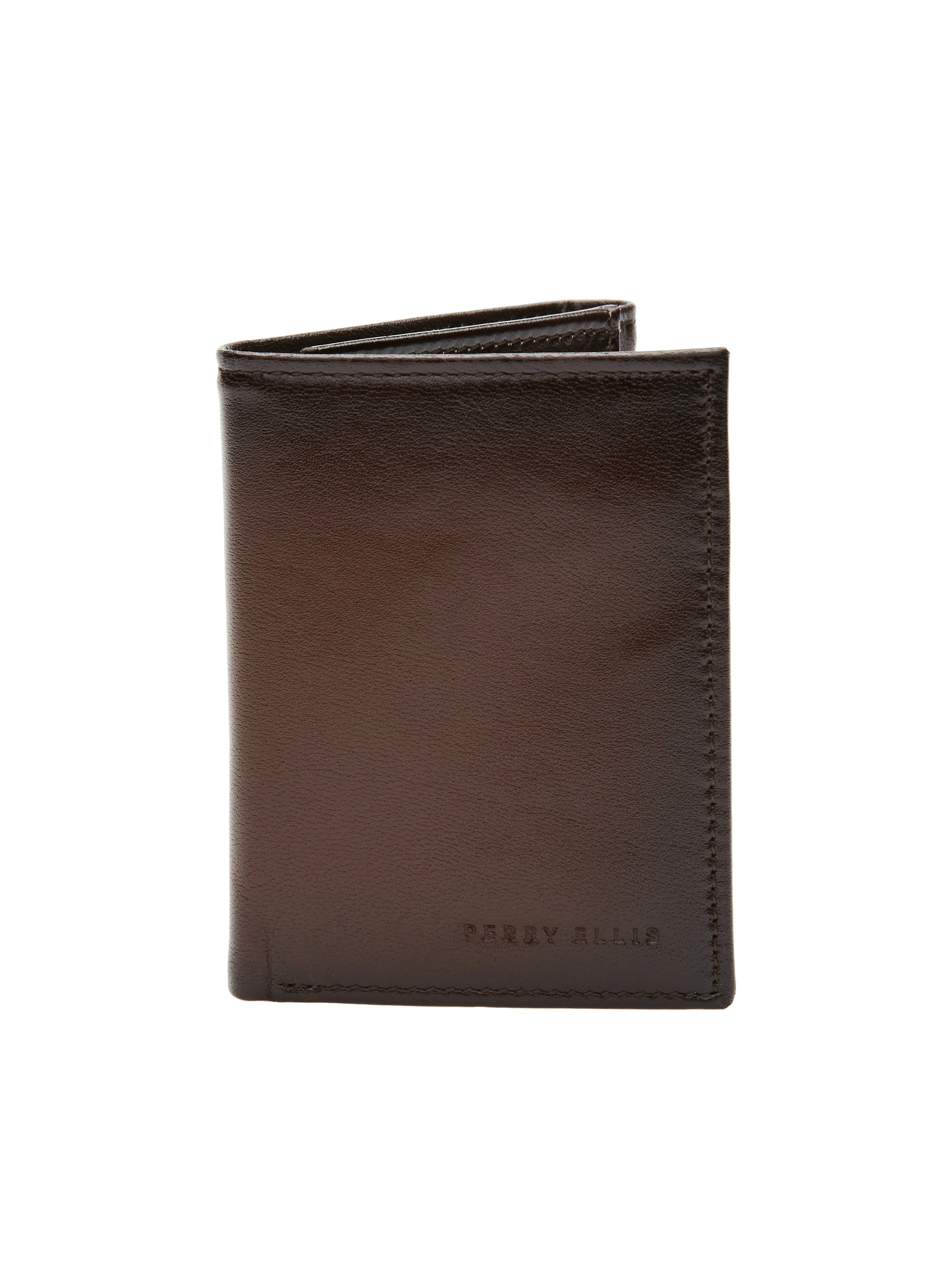 Michigan Slim Trifold Brown Wallet