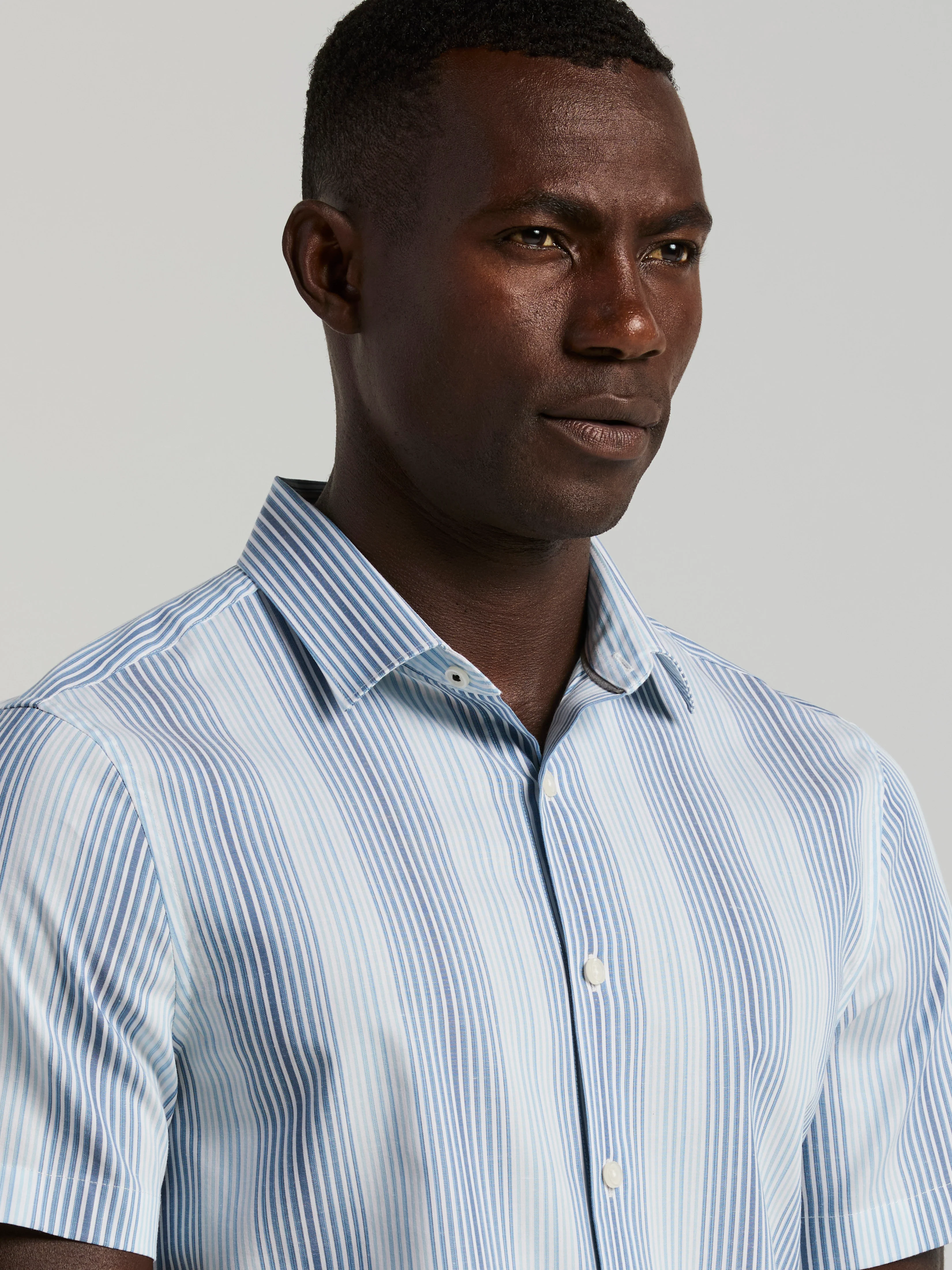 Multi Tonal Vertical Striped Shirt - Image 2