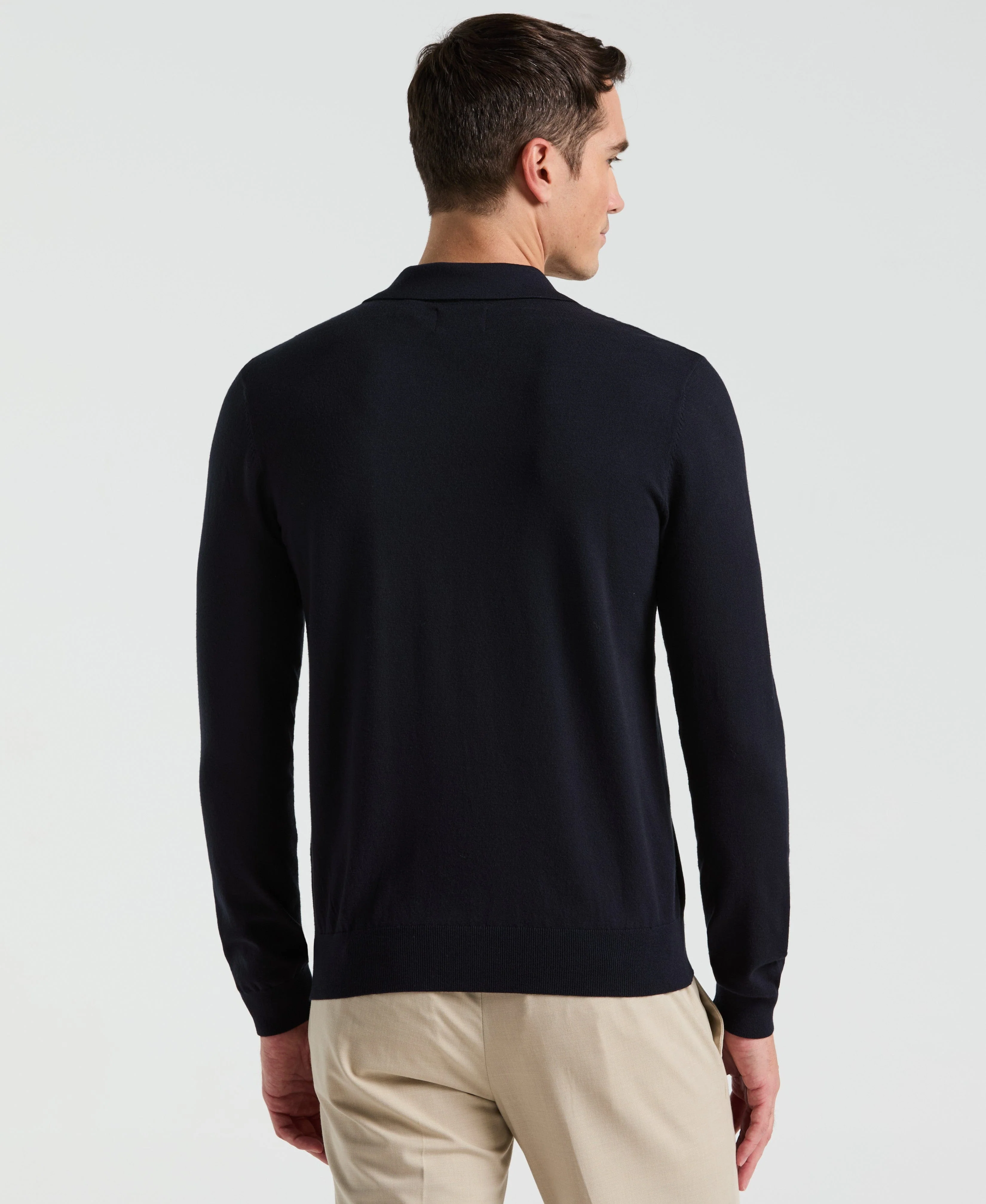 Open Polo Sweater - Image 2