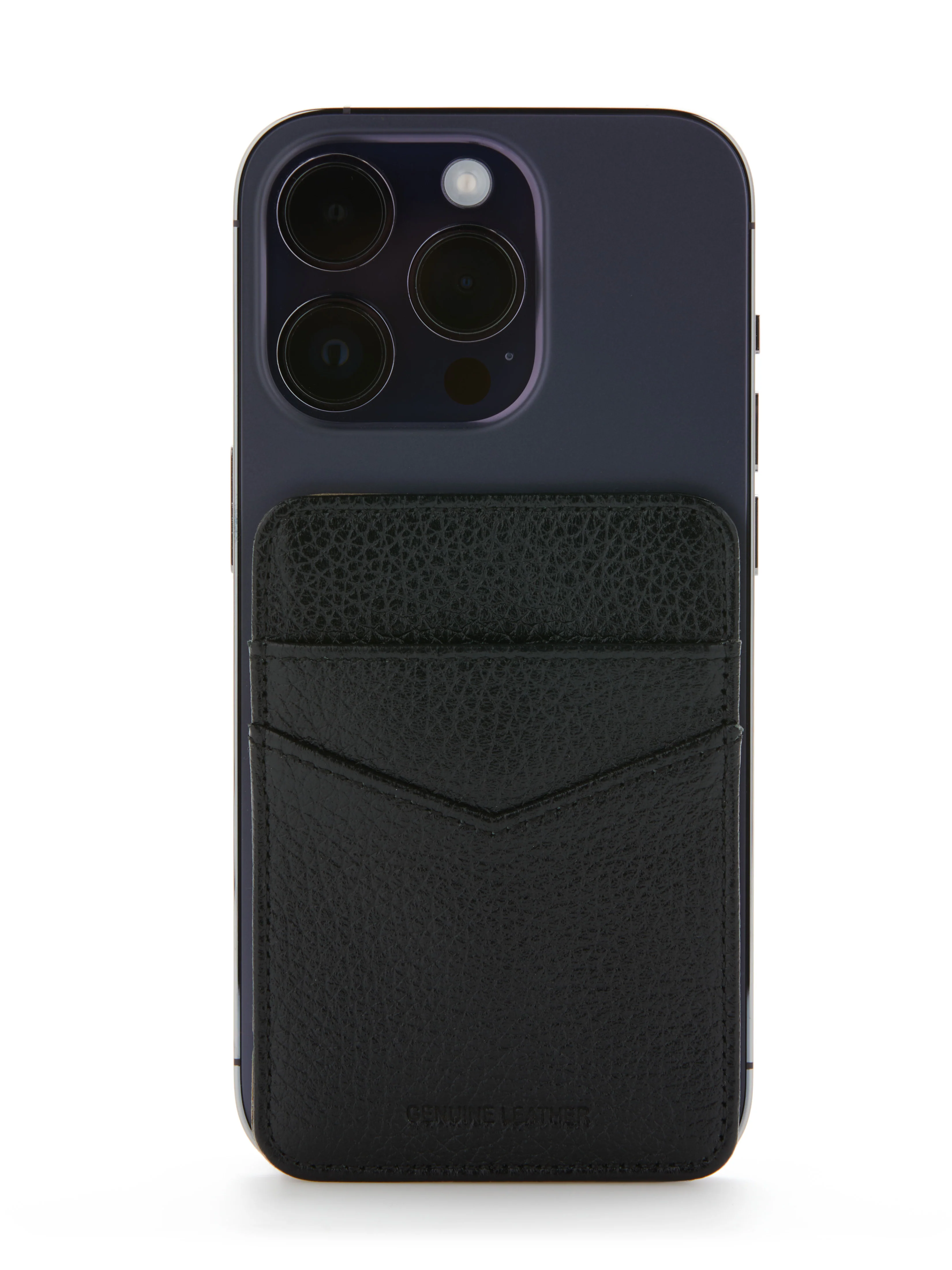 Pebble Leather Phone Card Holder - Image 5