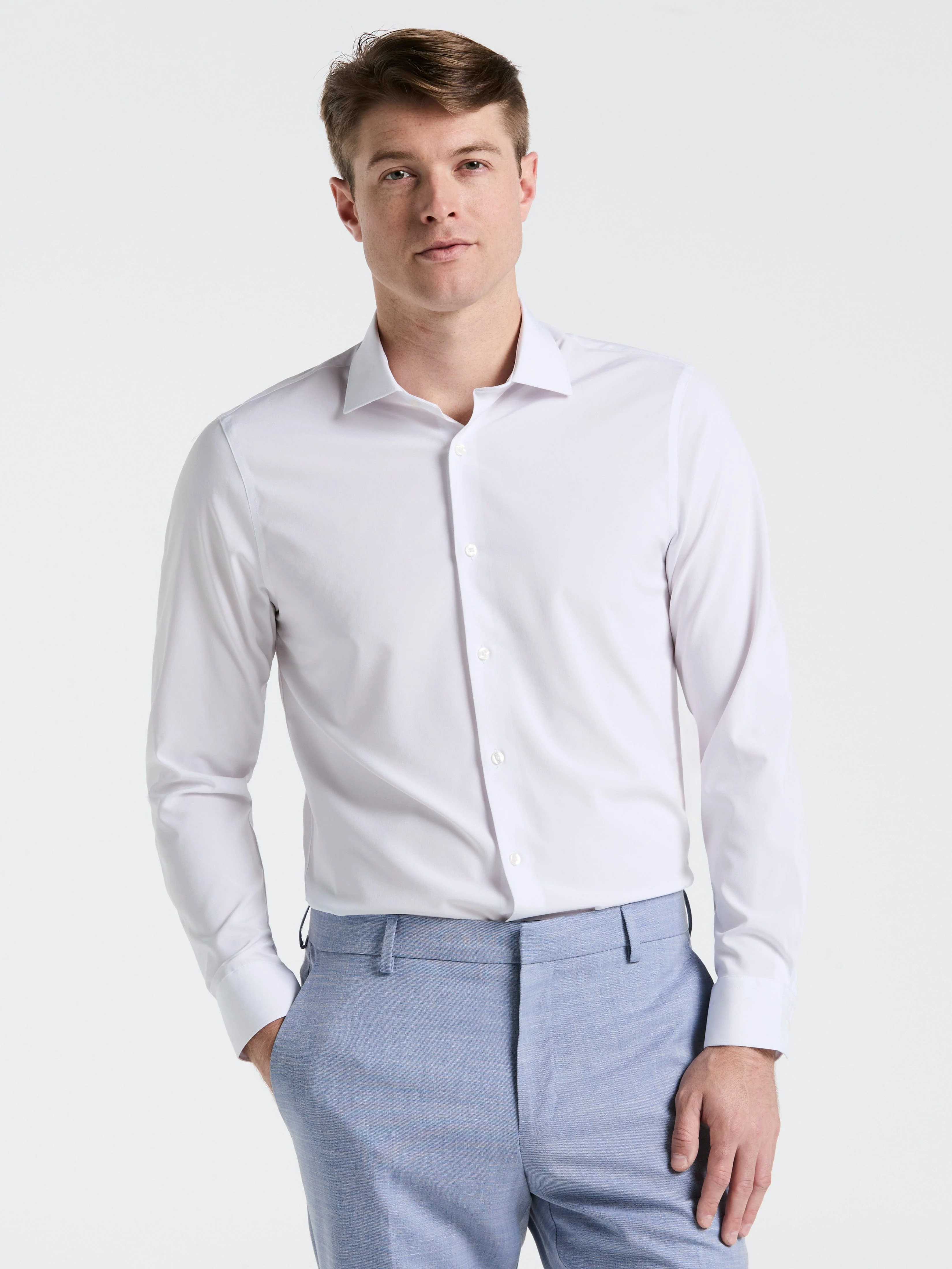 Performance Tech Solid Dress Shirt