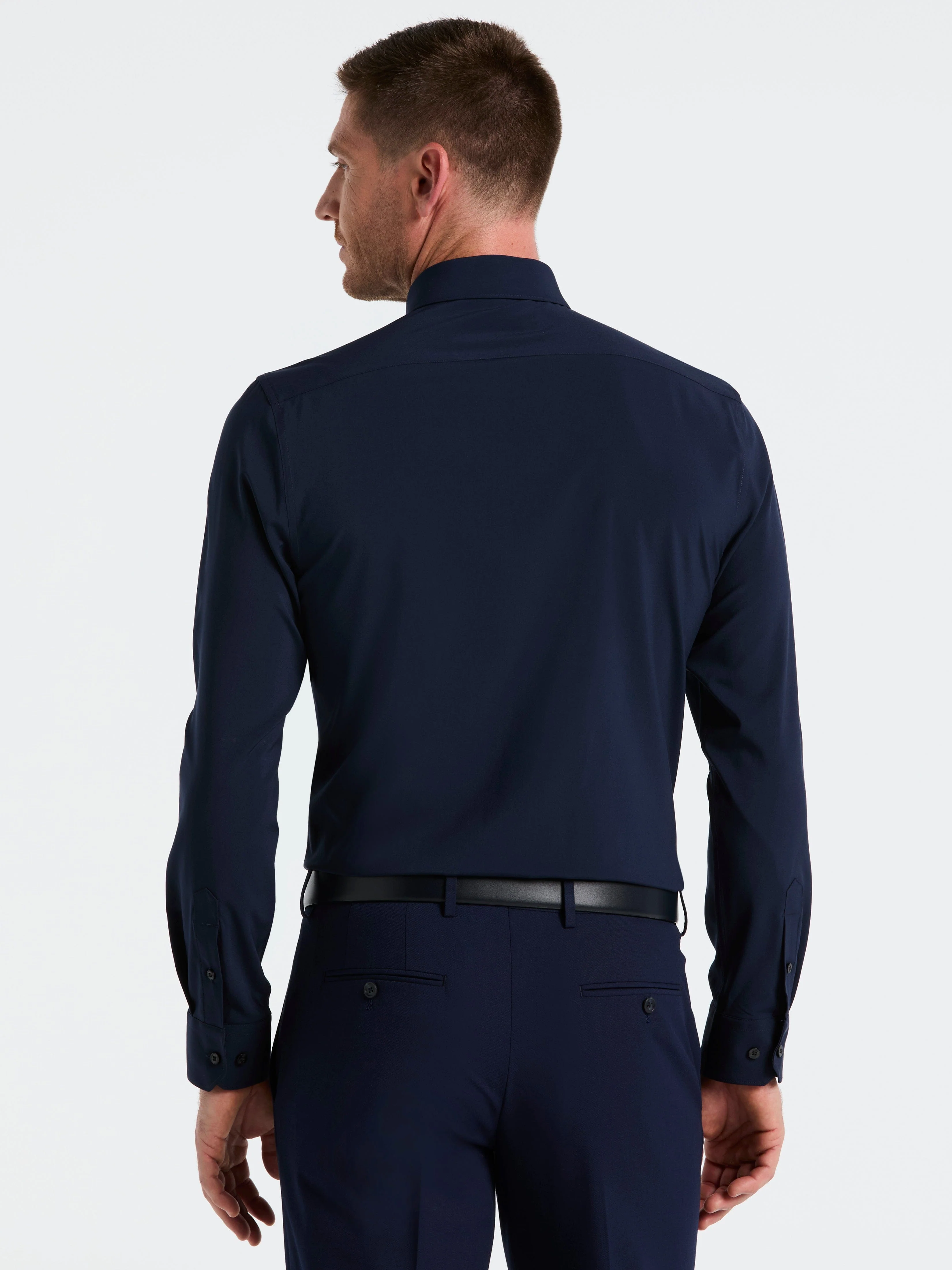 Performance Tech Solid Dress Shirt - Image 10