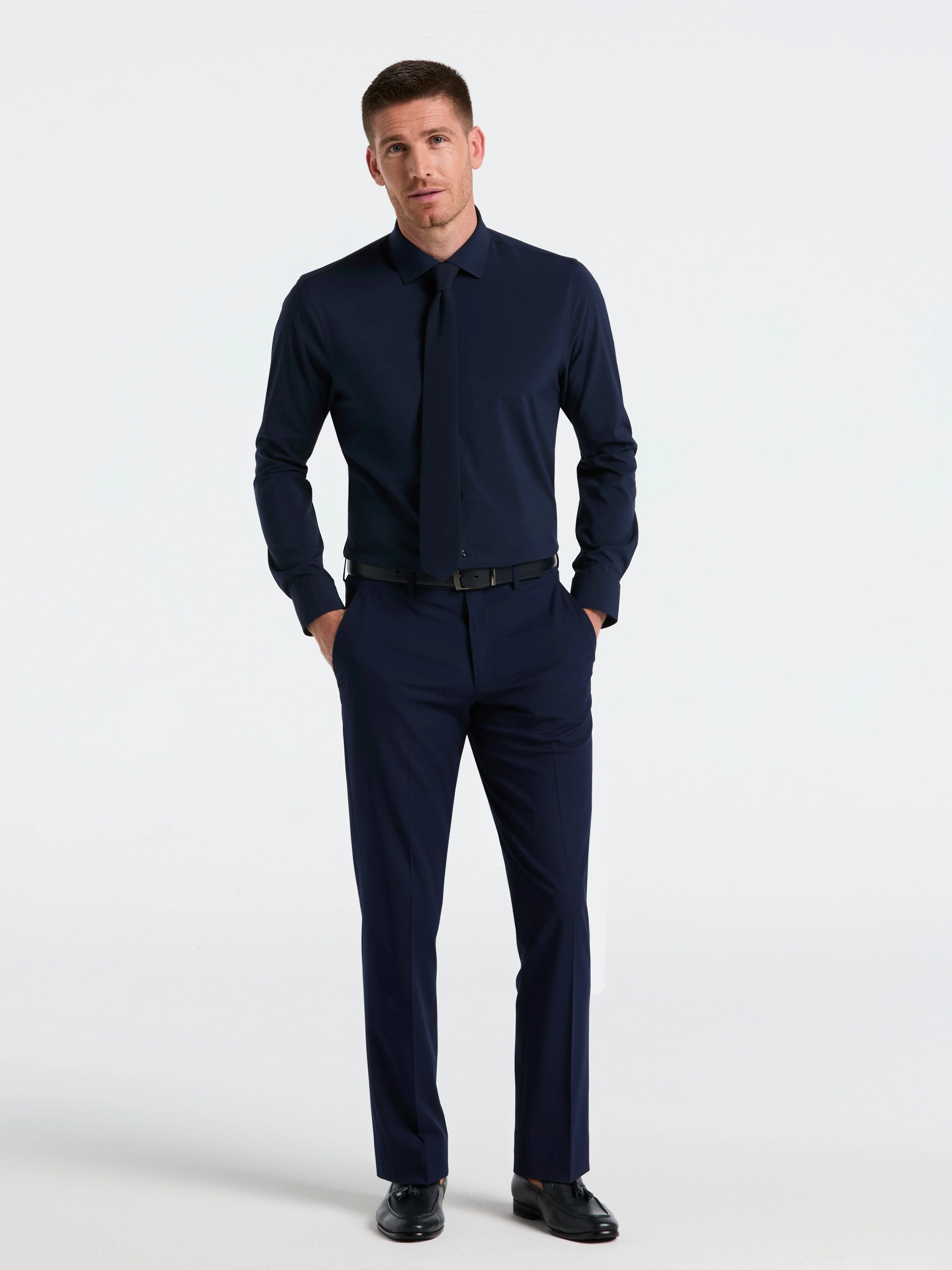 Performance Tech Solid Dress Shirt - Image 12