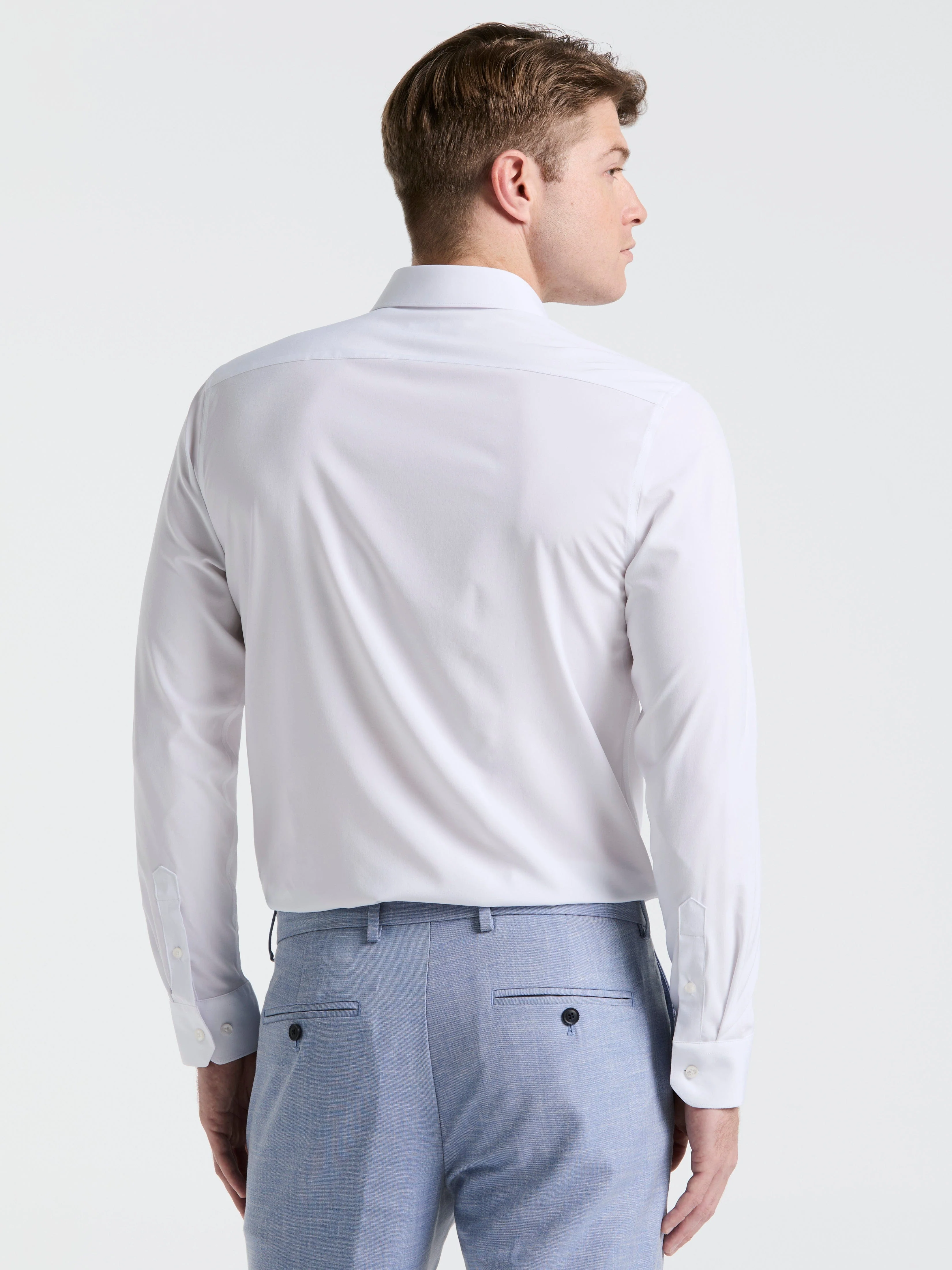 Performance Tech Solid Dress Shirt - Image 3