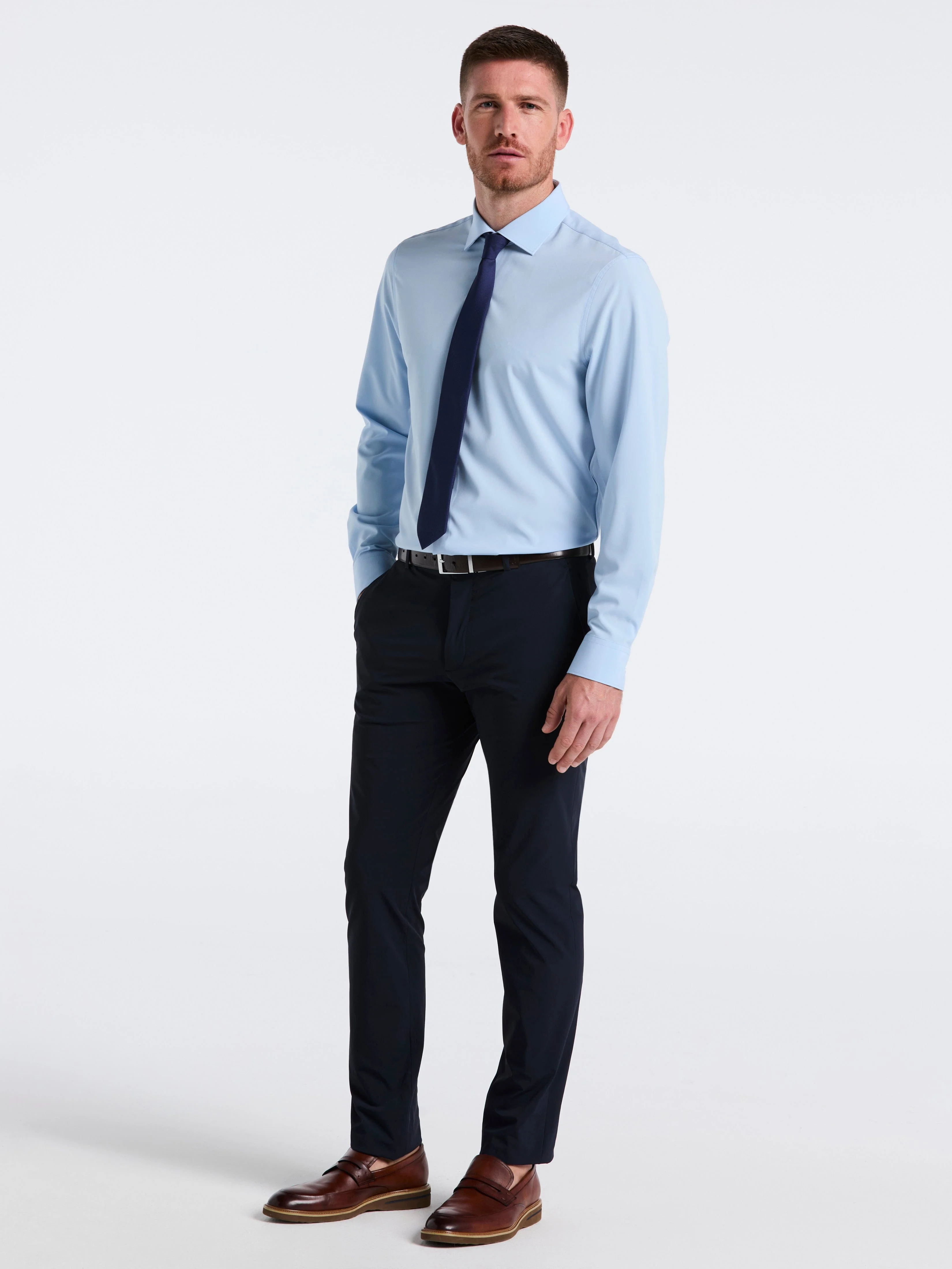 Performance Tech Solid Dress Shirt - Image 8