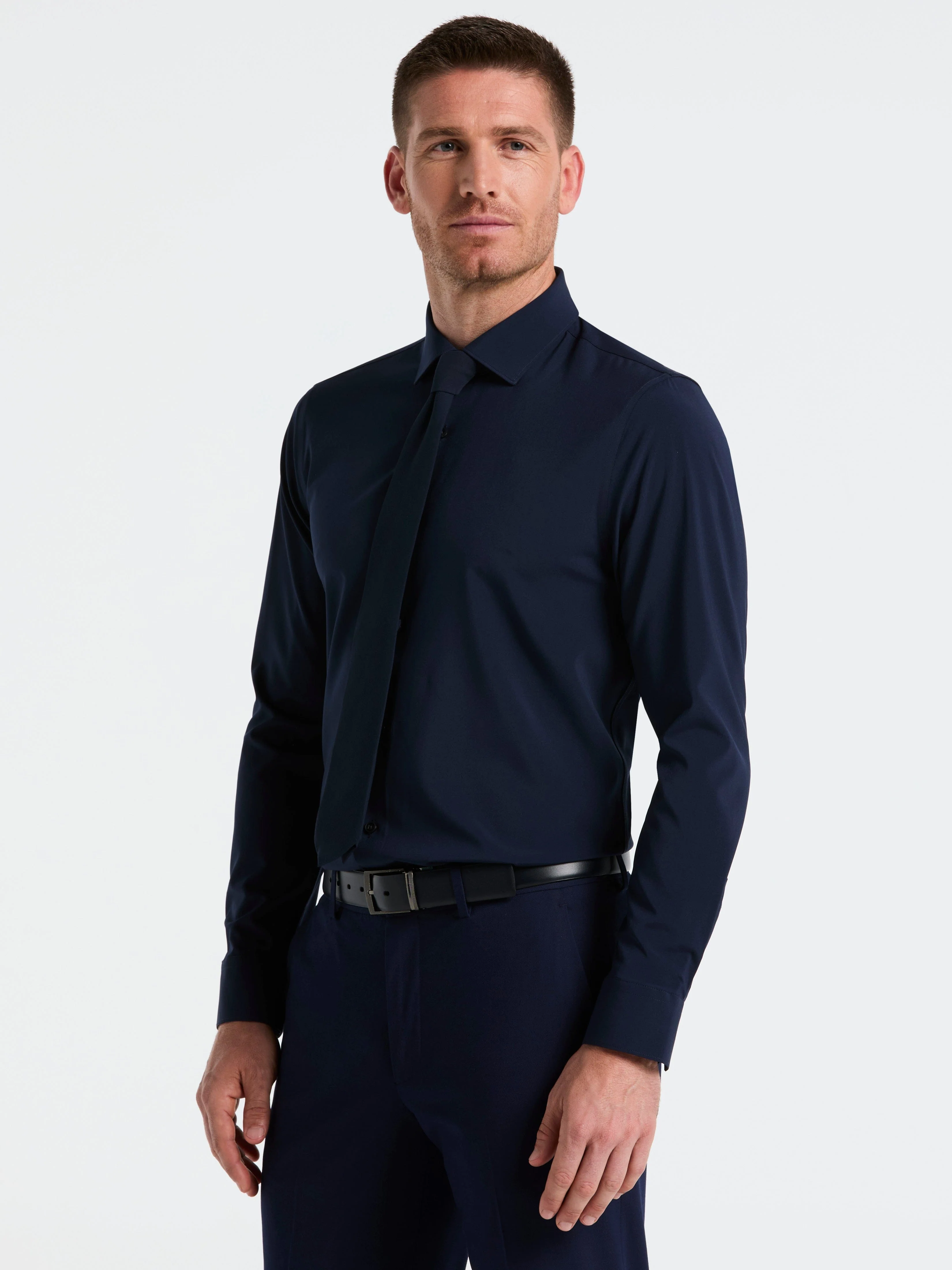 Performance Tech Solid Dress Shirt - Image 9