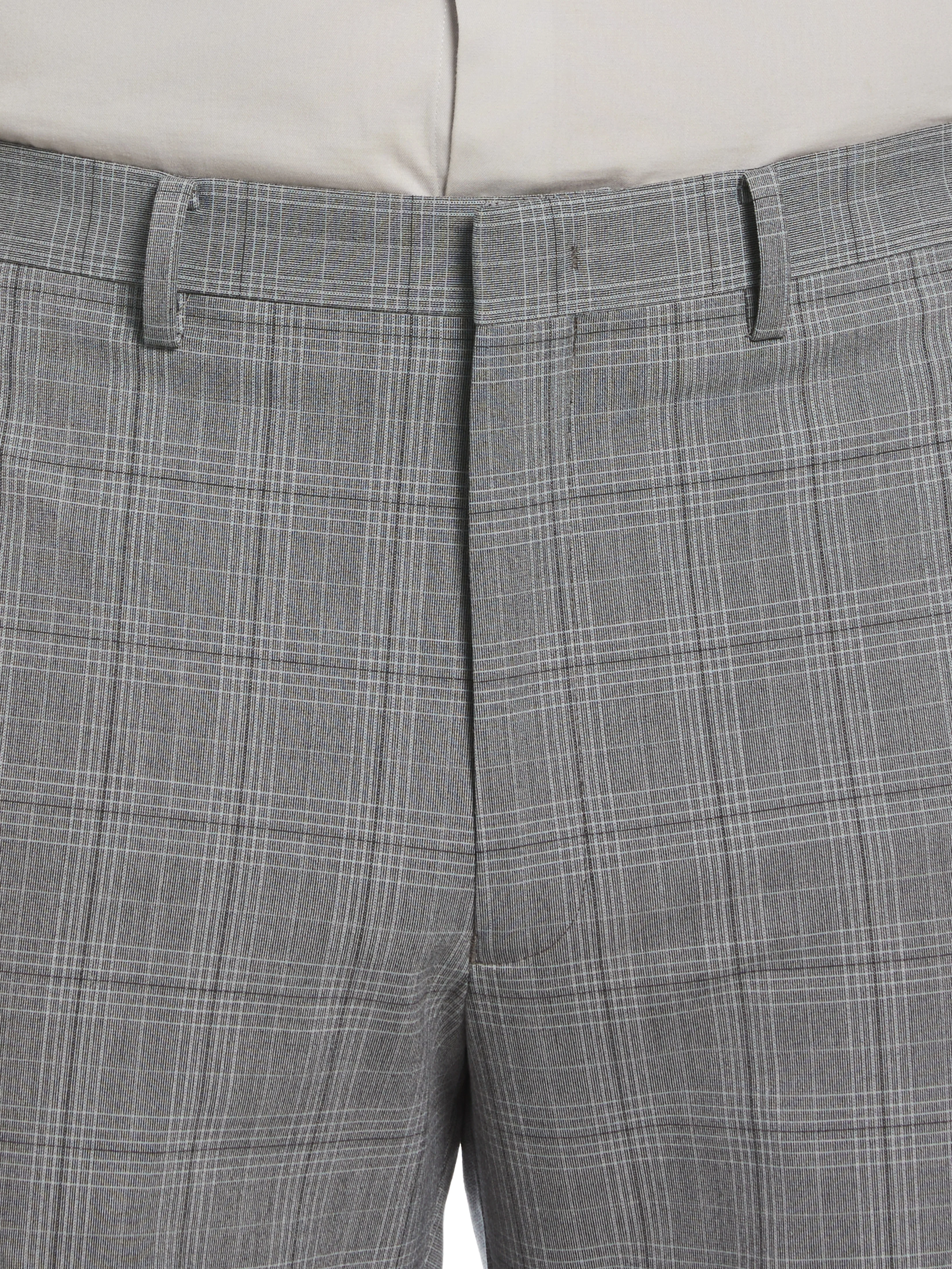 Classic Fit Stretch Plaid Suit Pant - Image 5