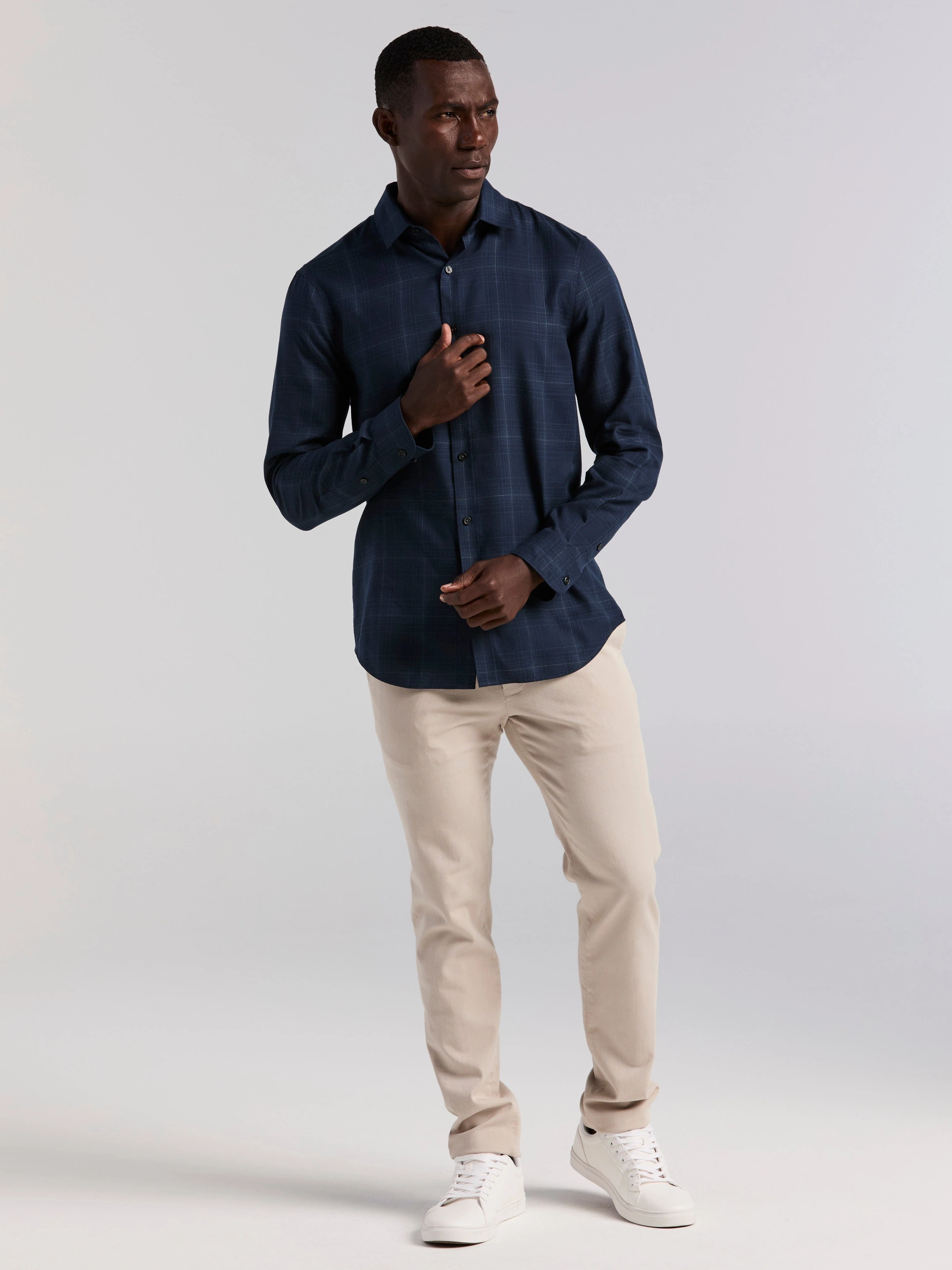 Plaid Tencel Shirt - Image 4