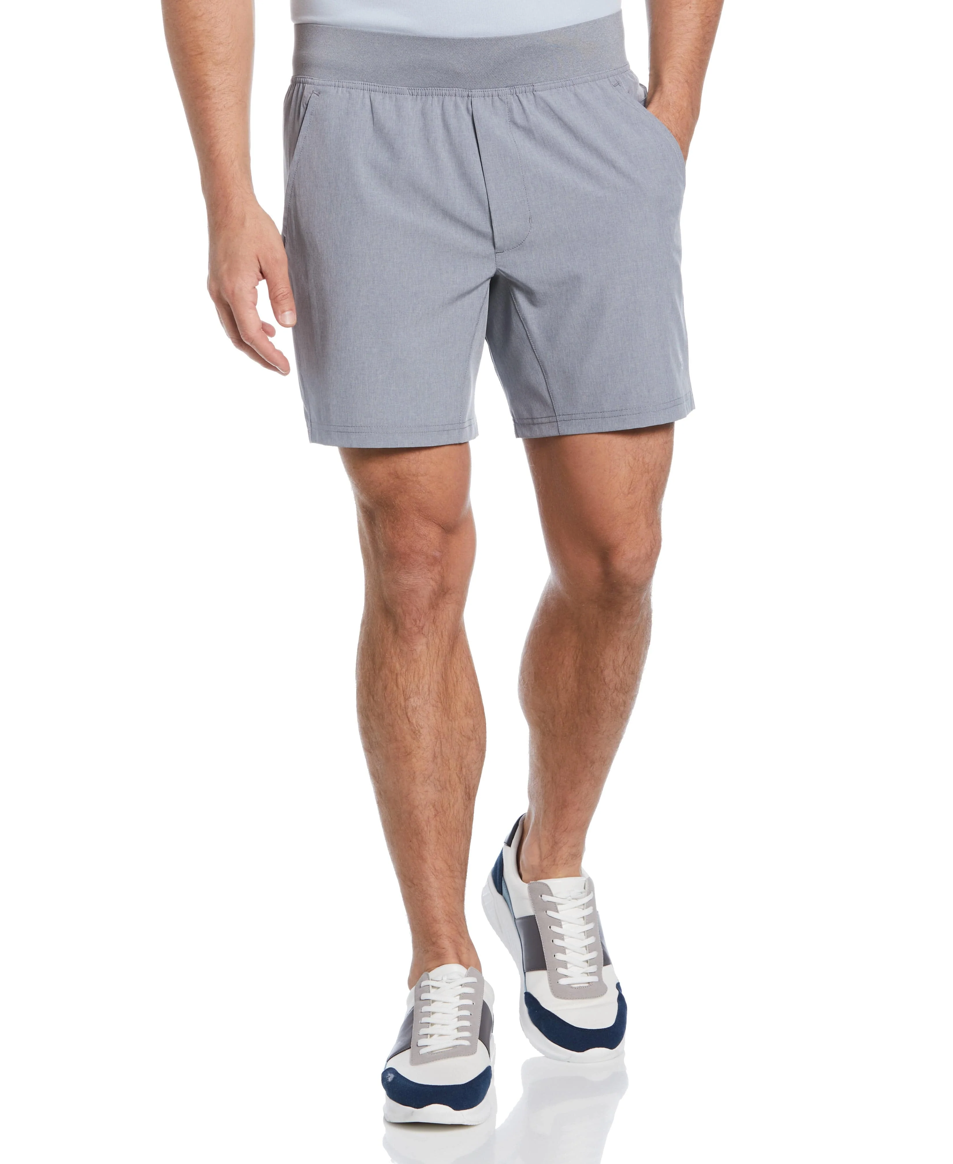 Pull-On Stretch Short with Security Pocket