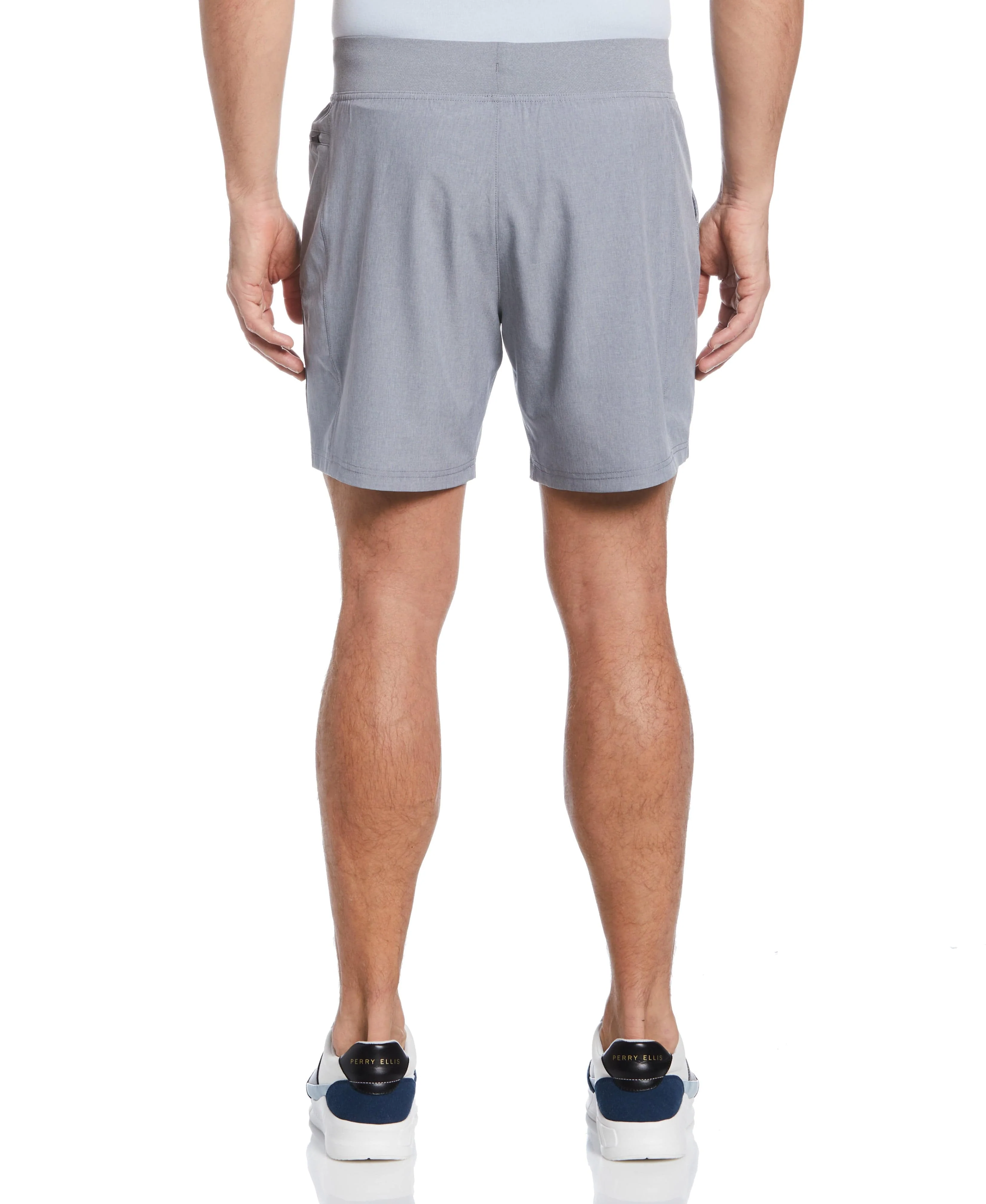 Pull-On Stretch Short with Security Pocket - Image 2