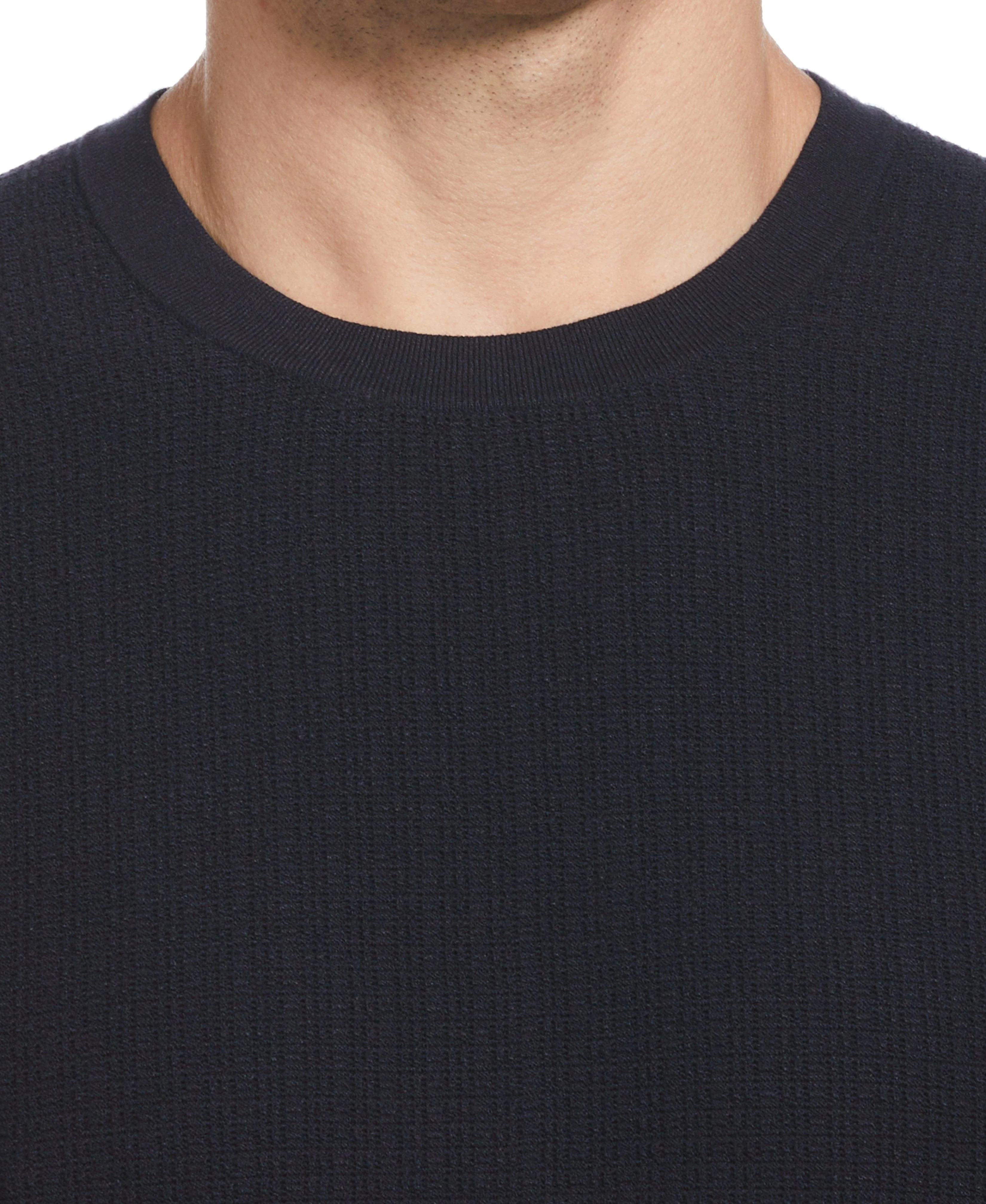 Rib Tech Crew Neck Sweater - Image 3