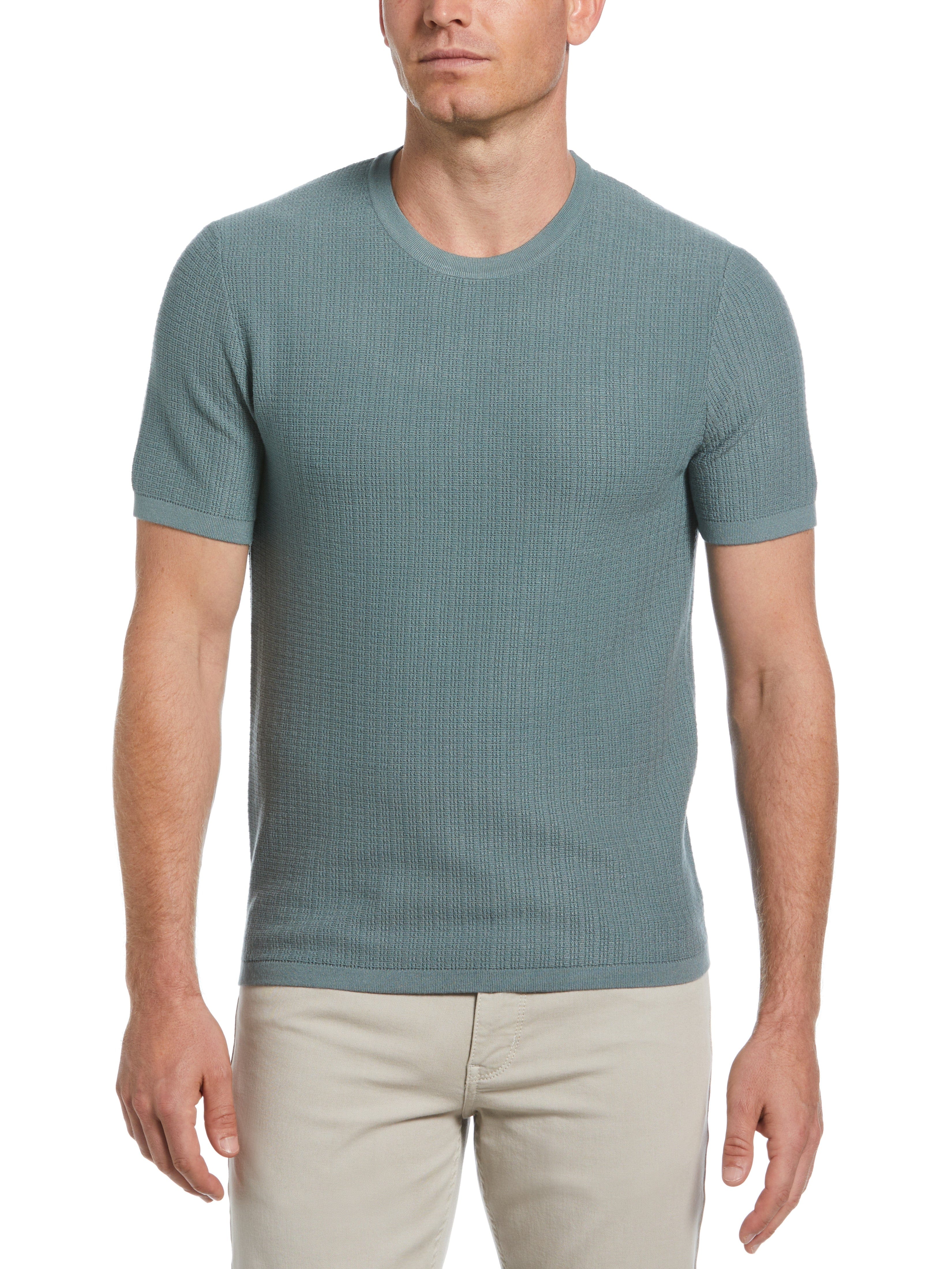 Rib Tech Crew Neck Sweater - Image 7