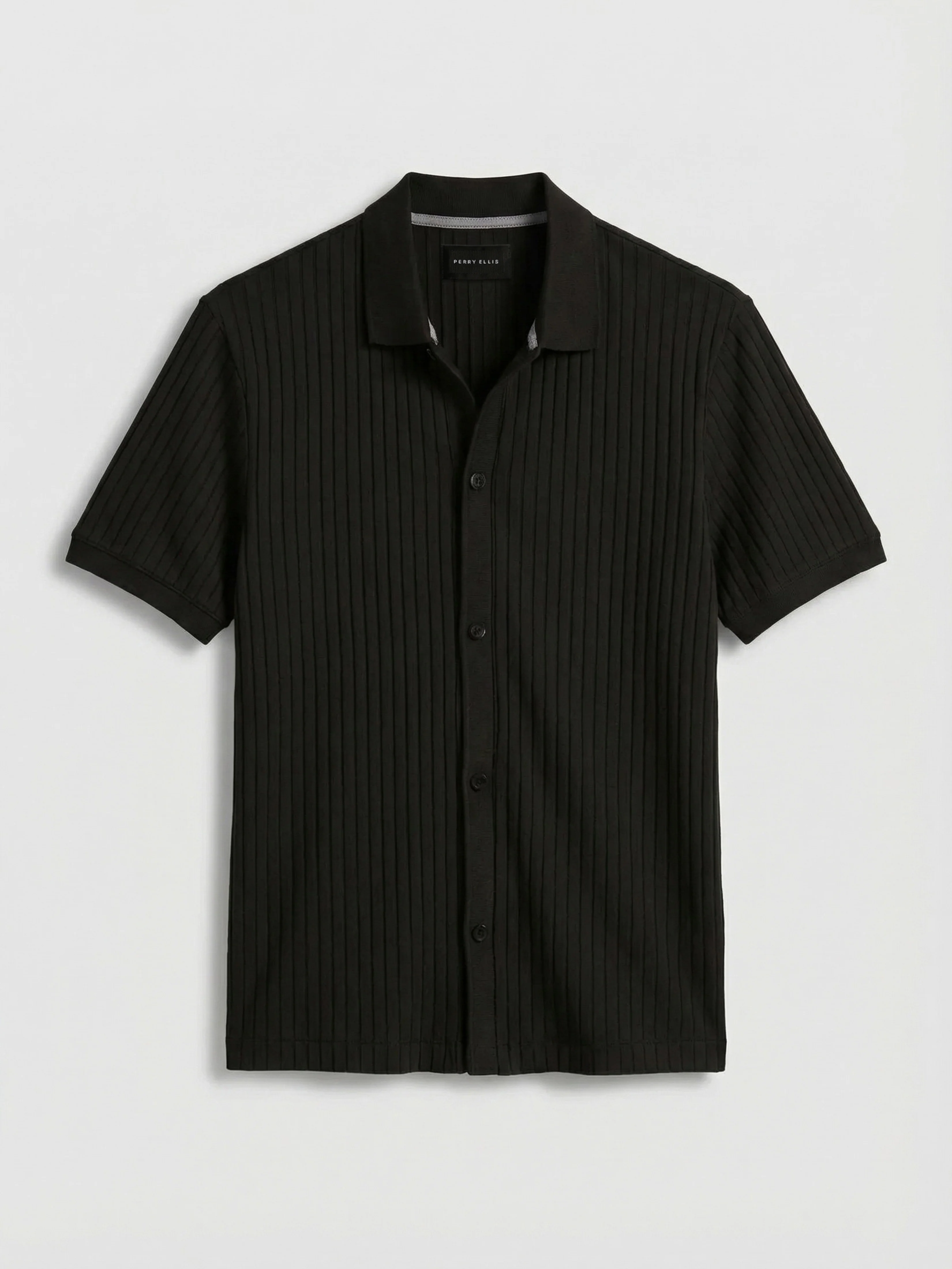 Ribbed Button Front Sweater Polo - Image 11