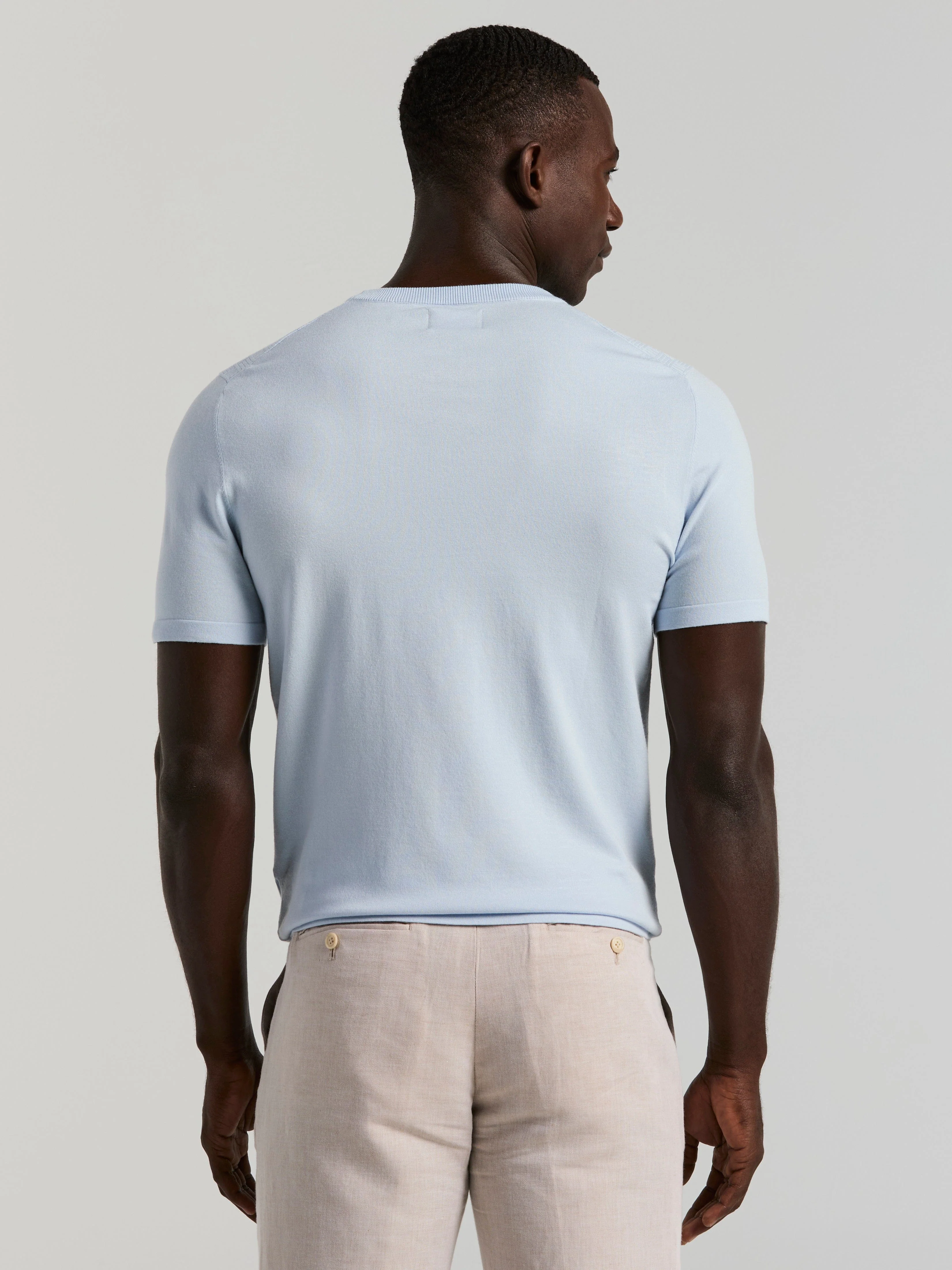 Geometric Textured Sweater Tee - Image 13