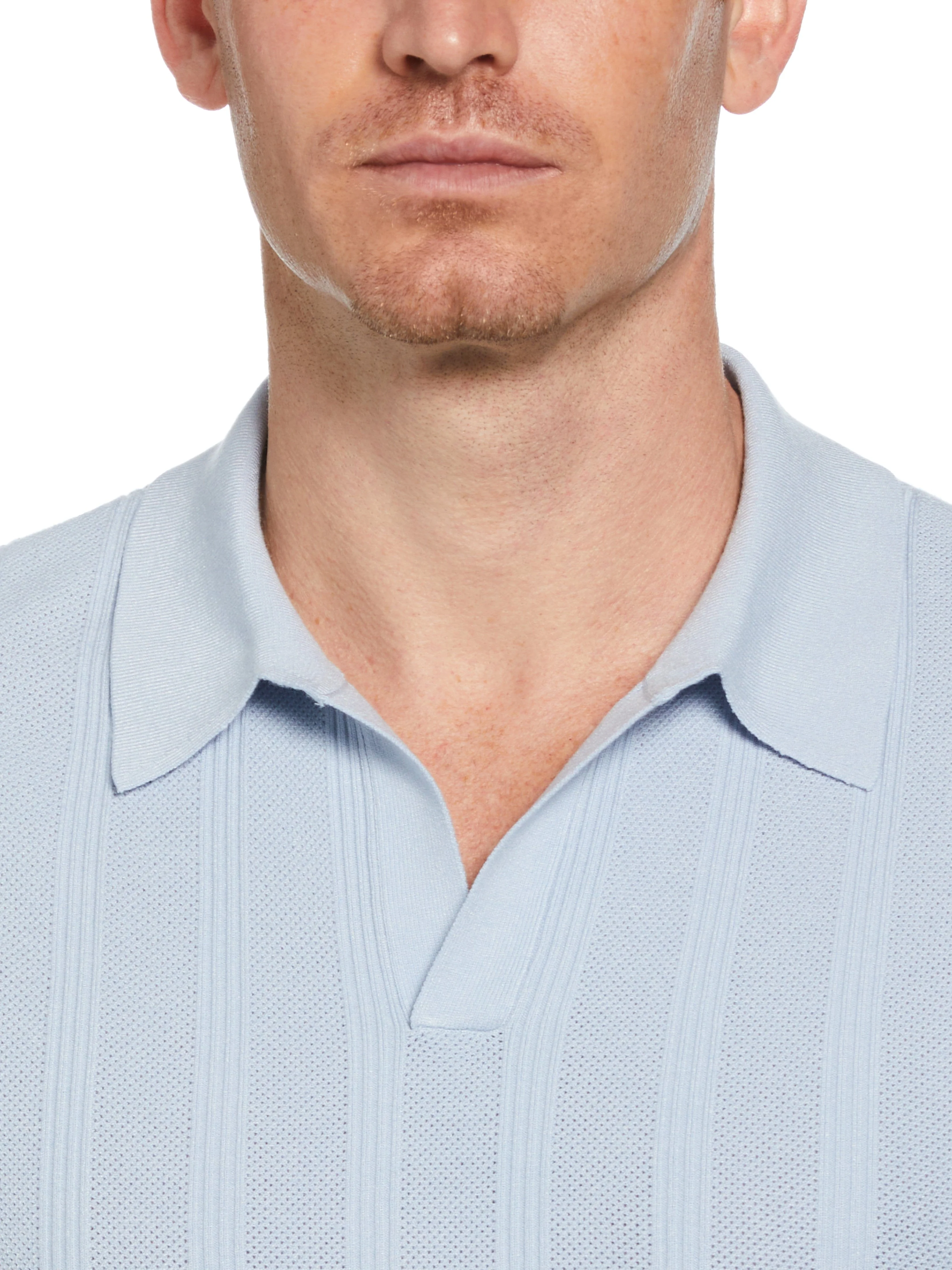 Mesh Stripe Sweater Polo - Image 26