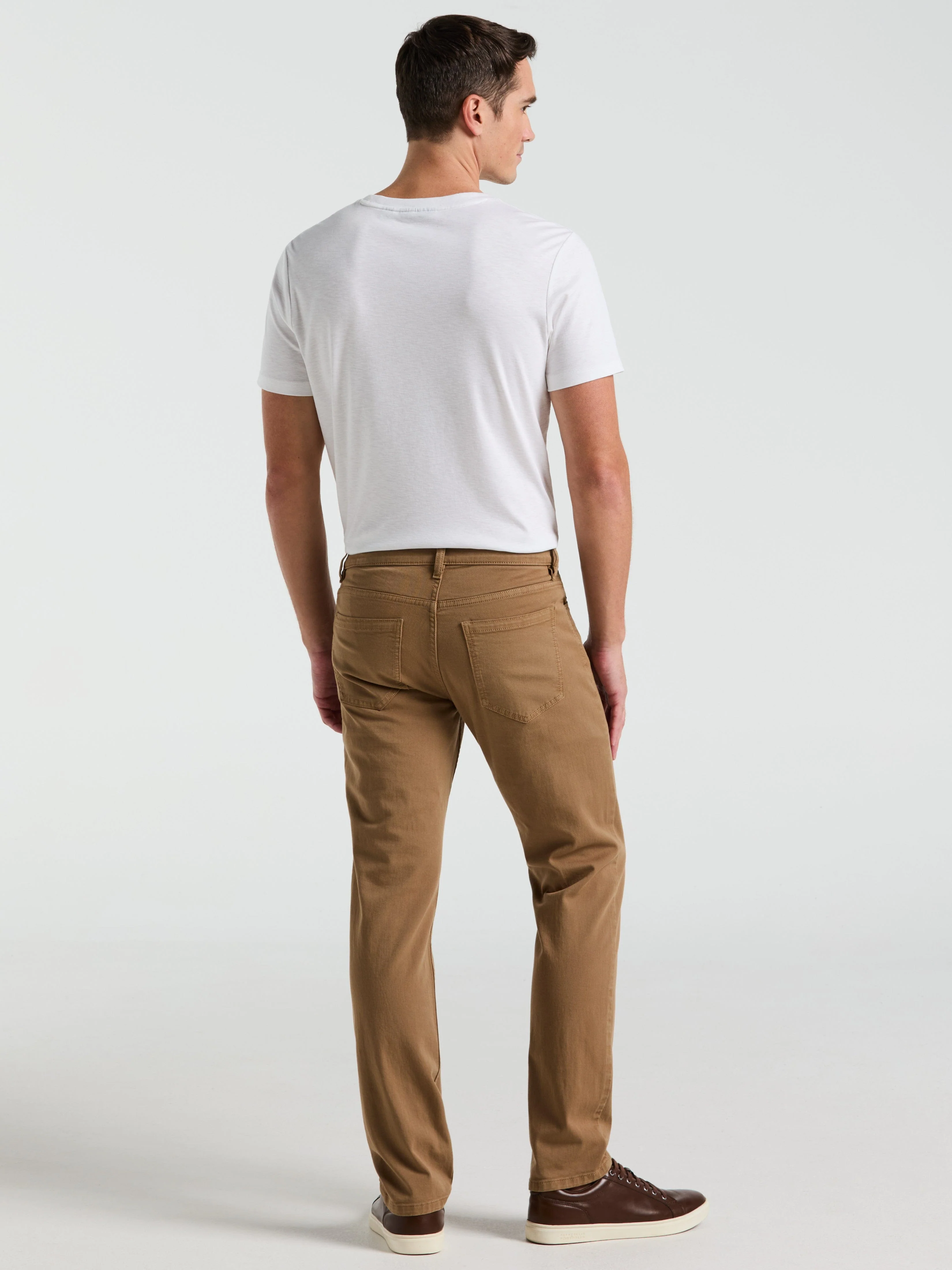 Slim Fit Dyed Twill 5-Pocket Pant - Image 12