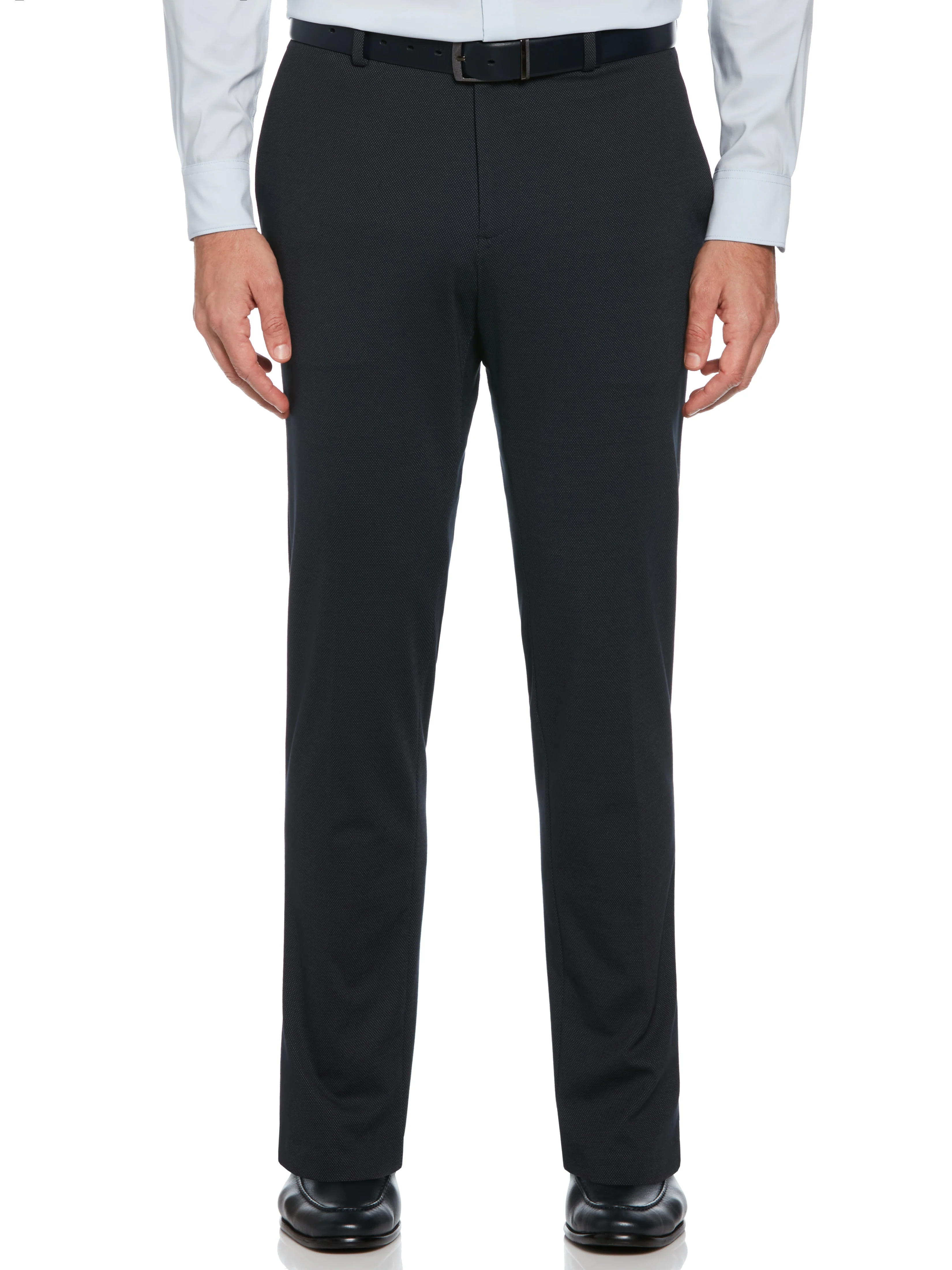 Slim Fit Pindot Stretch Knit Suit Pant