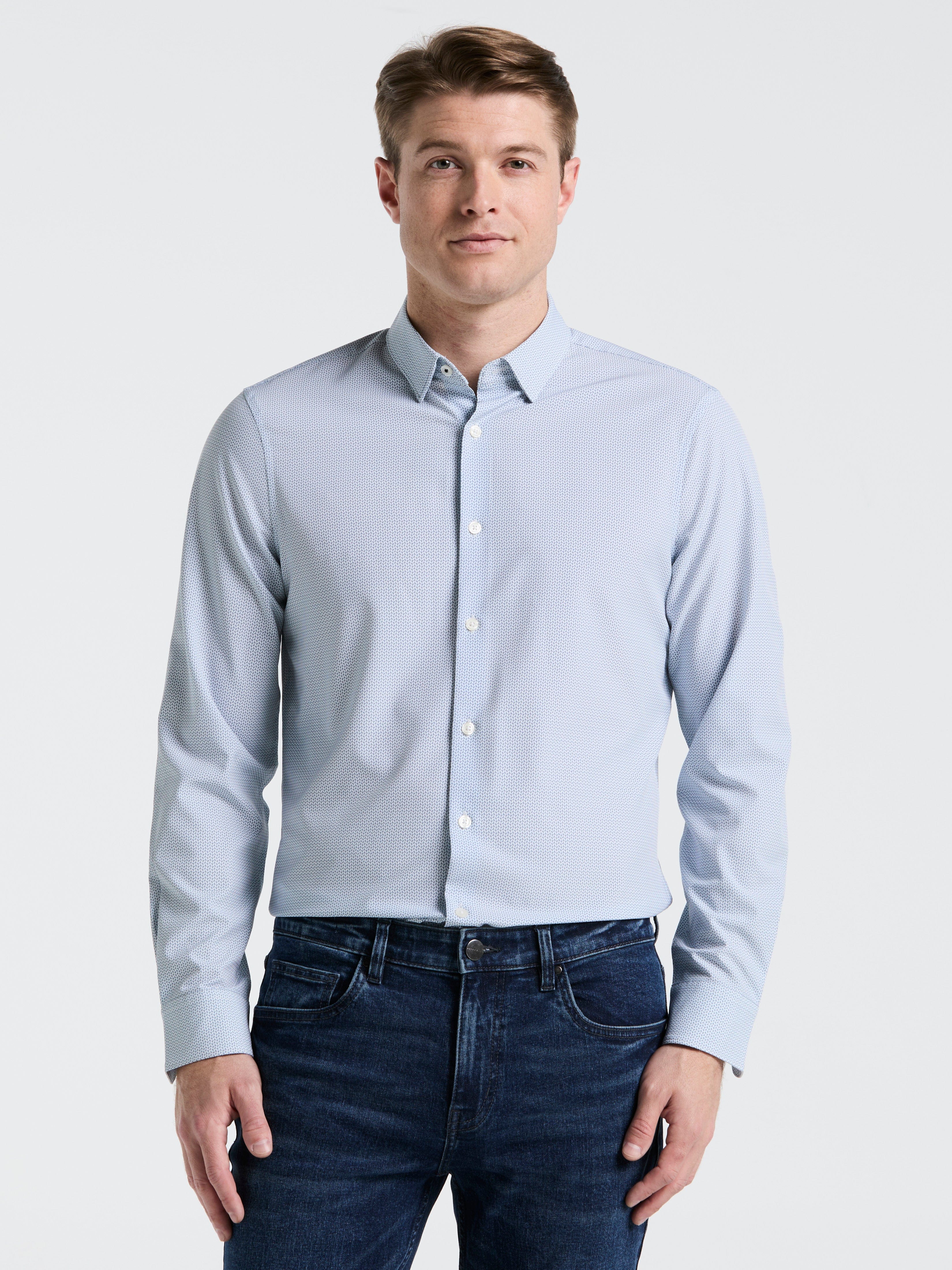Slim Fit Float Pattern Shirt