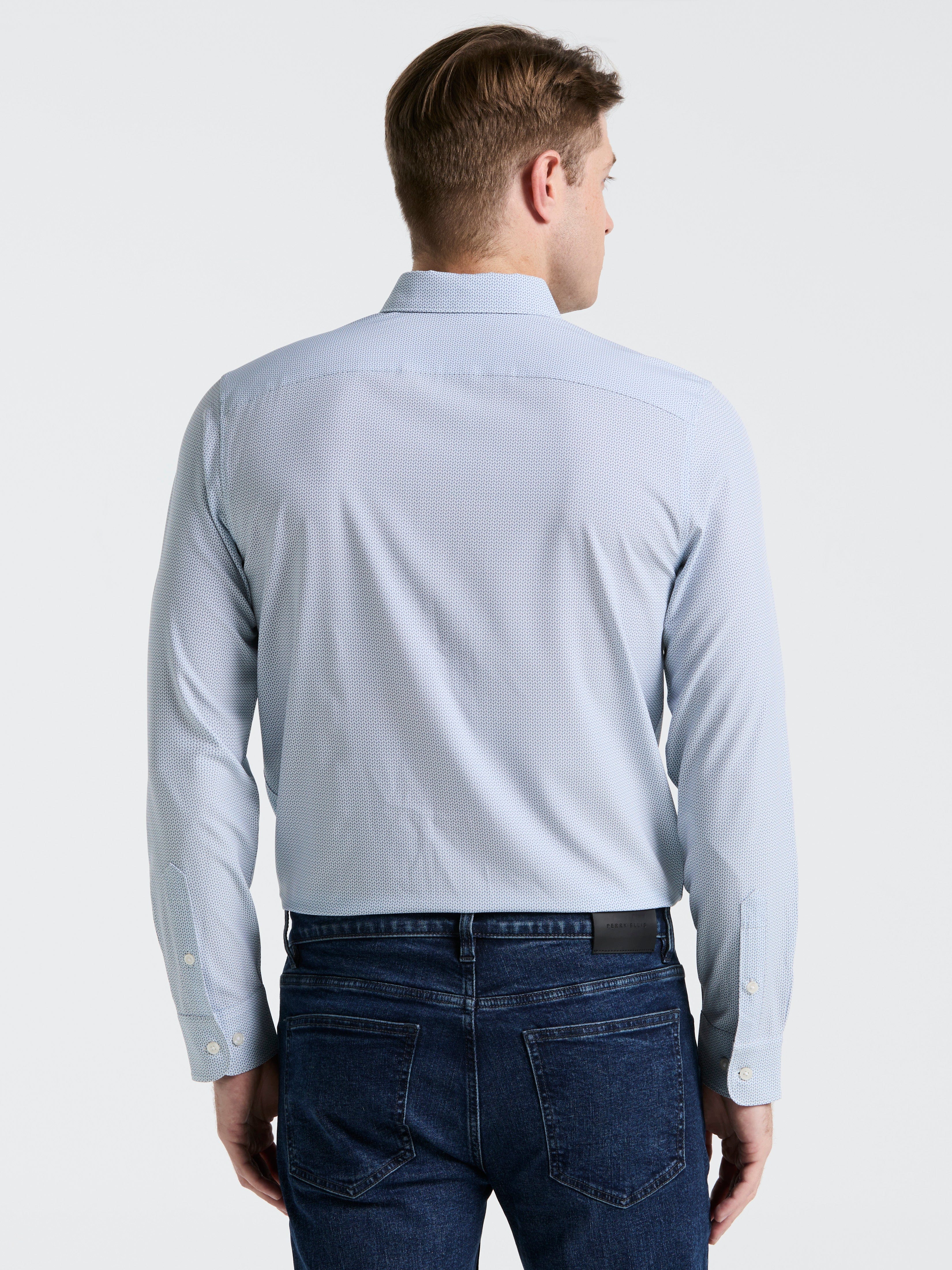 Slim Fit Float Pattern Shirt - Image 3