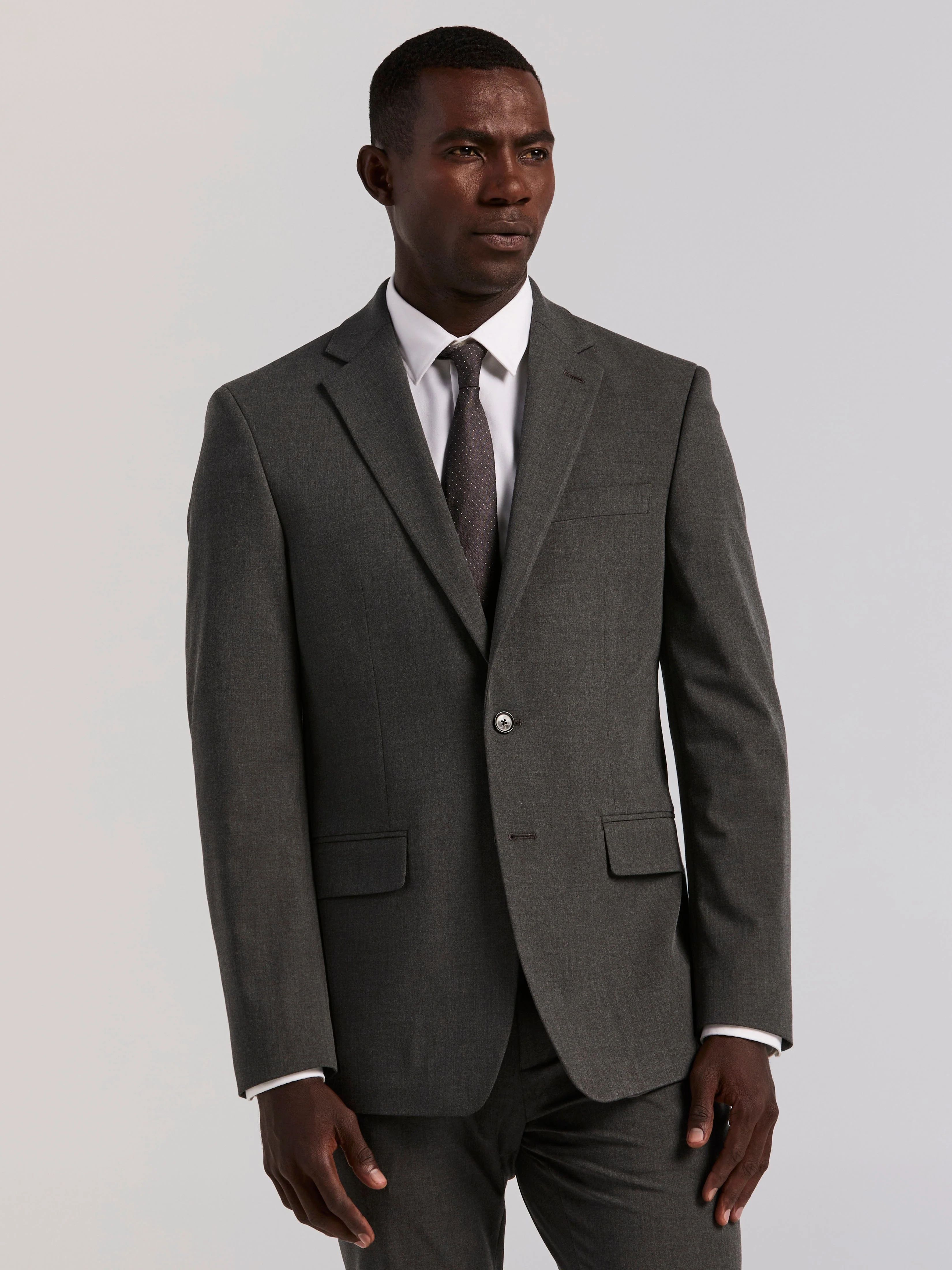 Slim Fit Gabardine Suit - Image 14