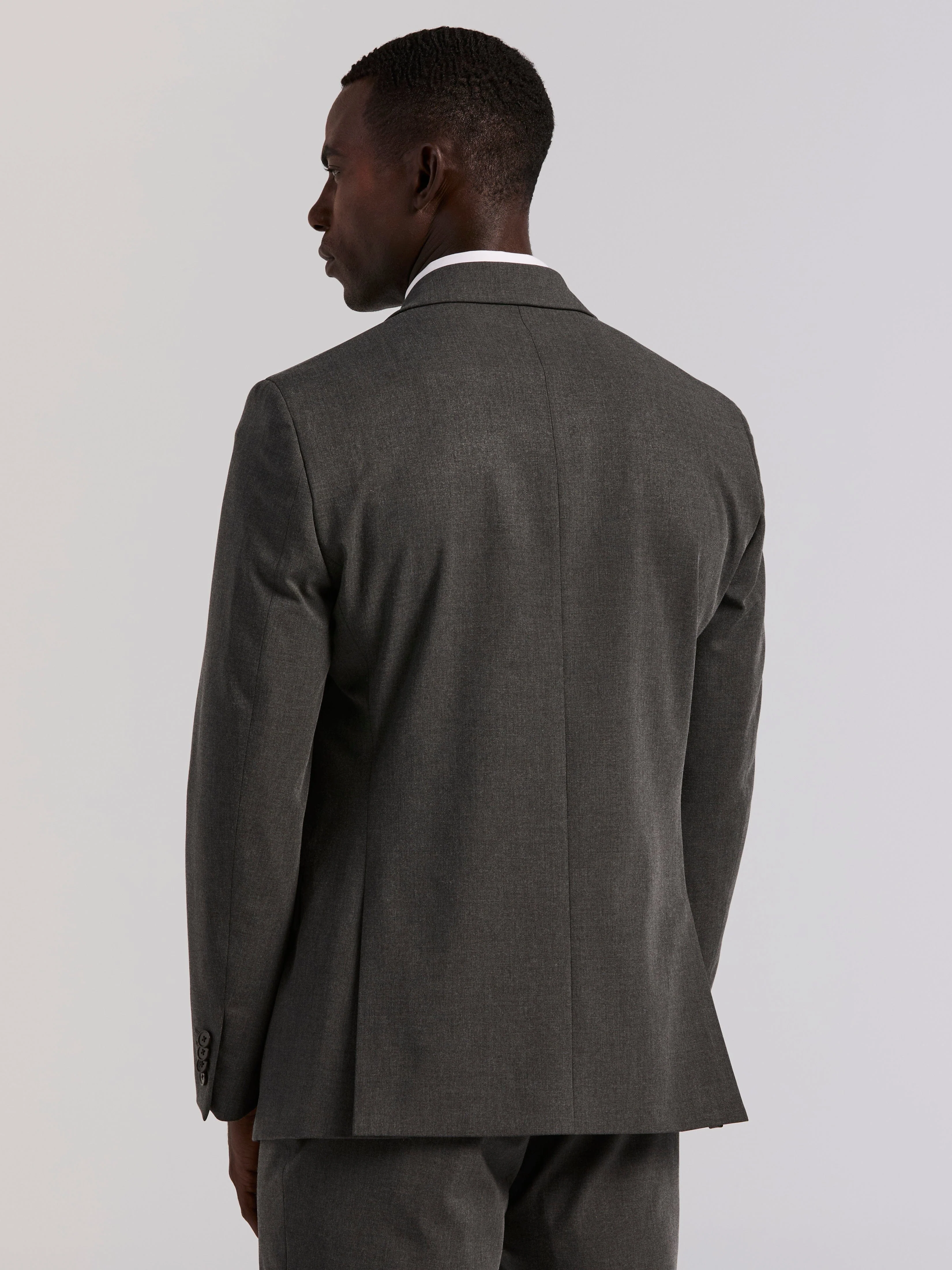 Slim Fit Gabardine Suit - Image 15