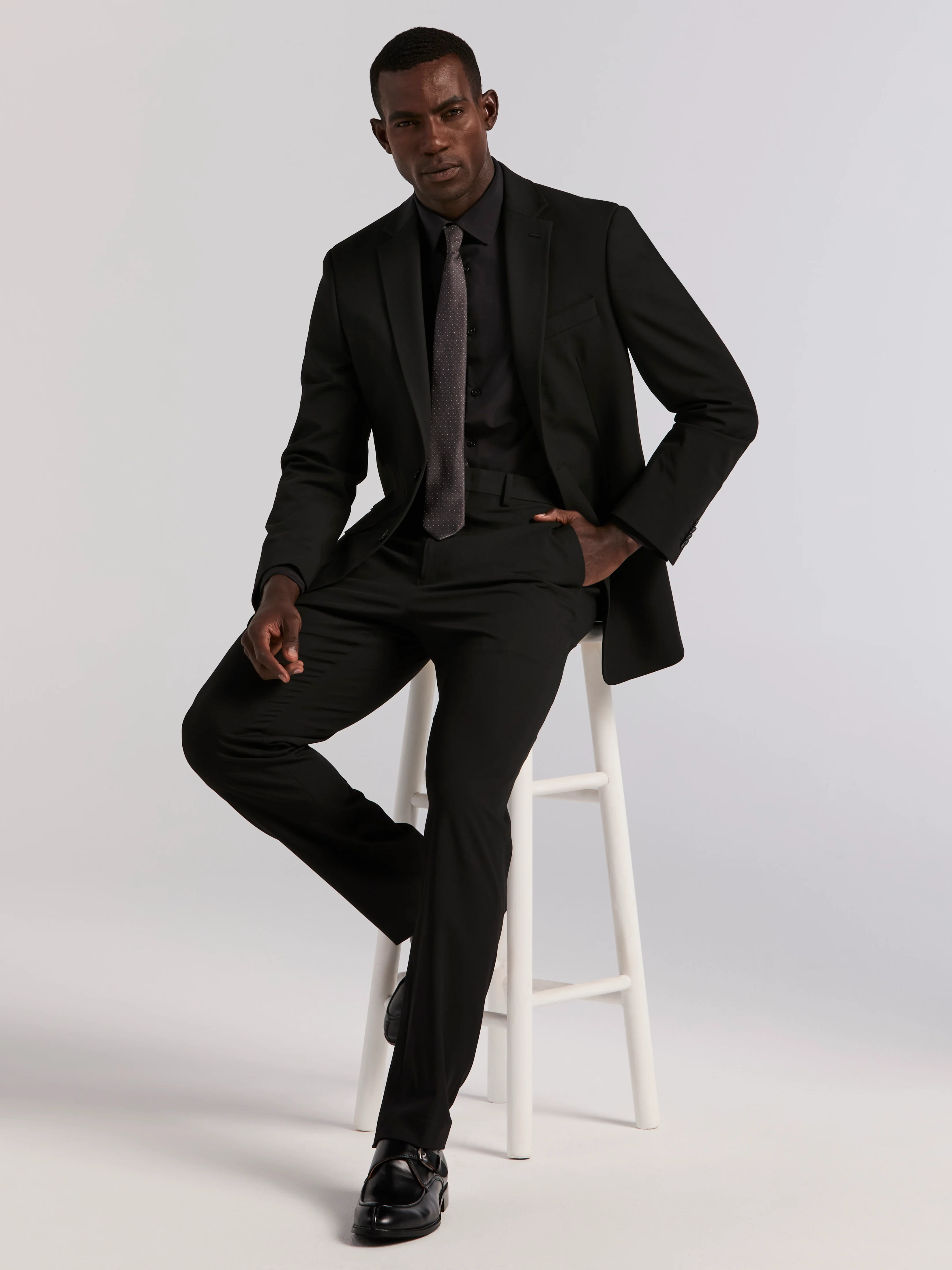 Slim Fit Gabardine Suit Pant - Image 10