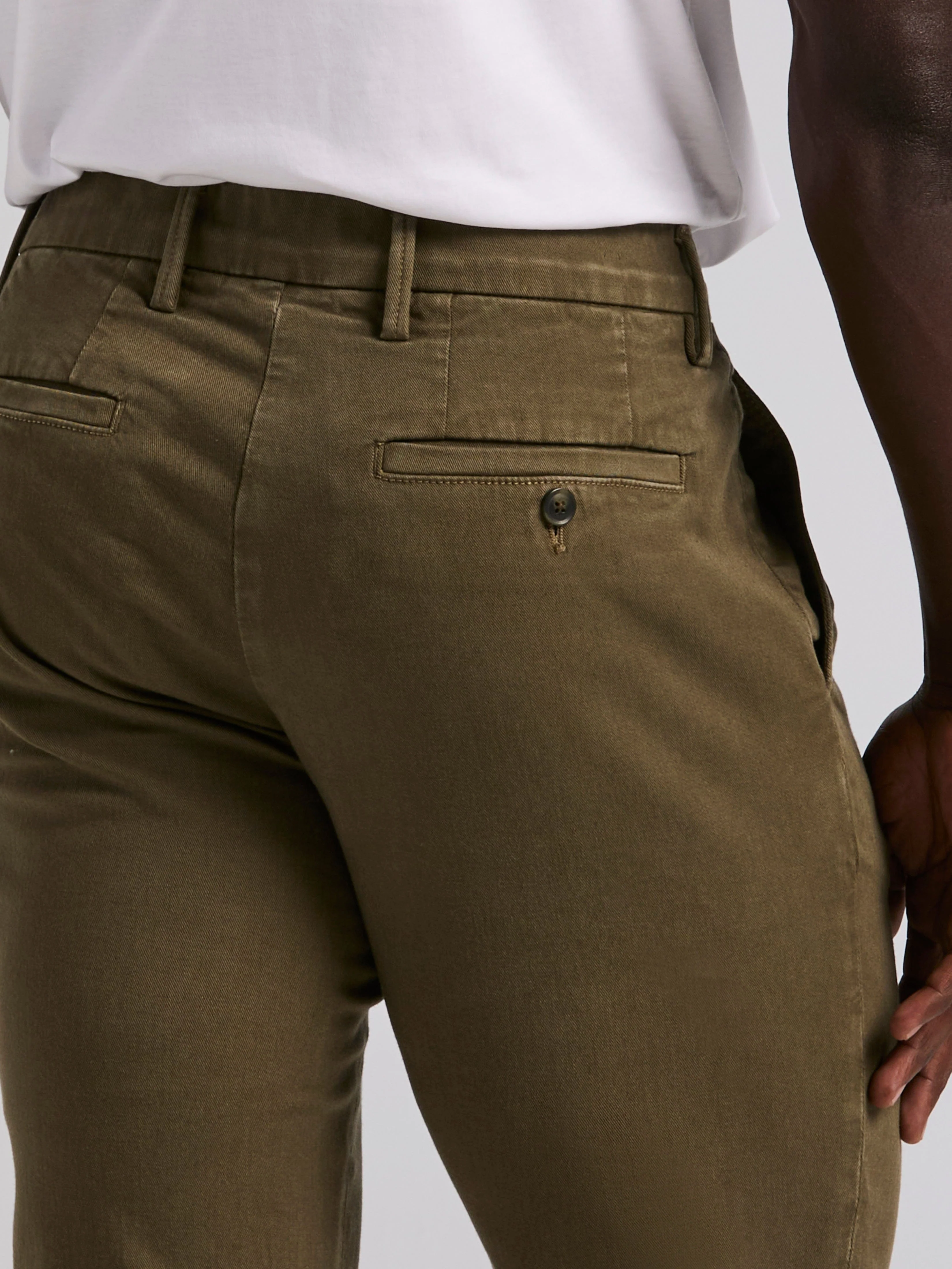 Slim Fit Dyed Solid Twill Chino Pant - Image 11