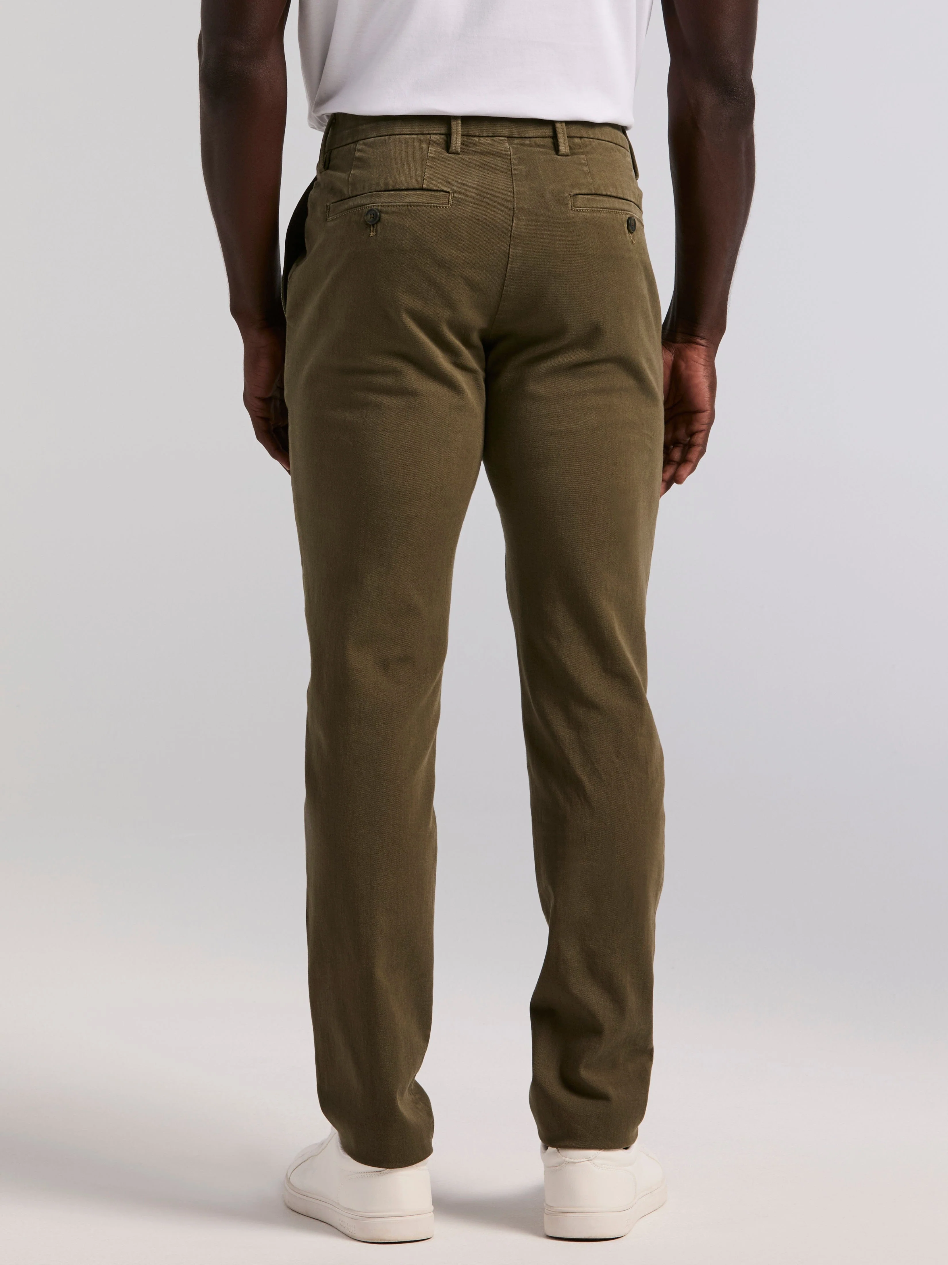 Slim Fit Dyed Solid Twill Chino Pant - Image 12