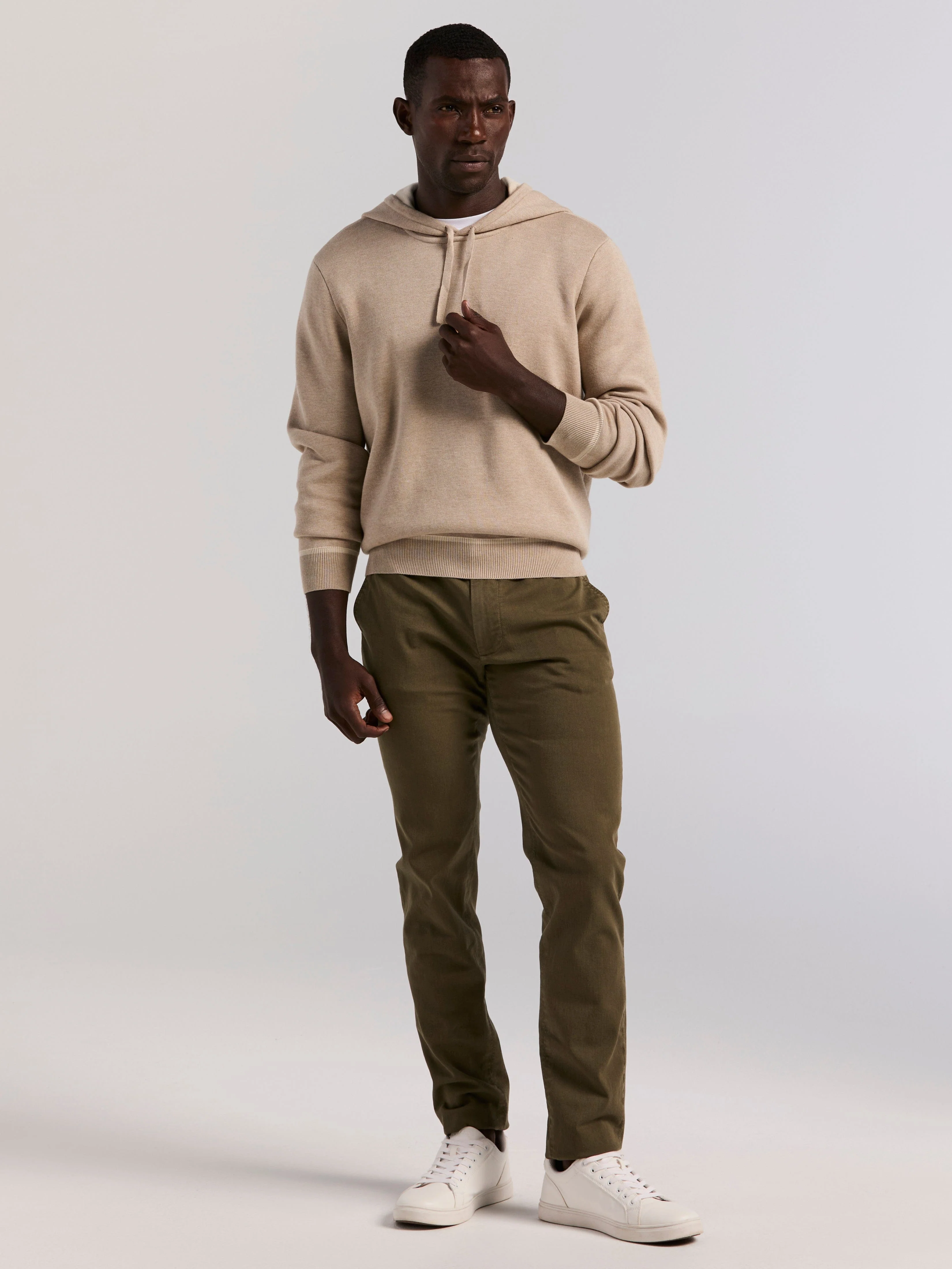 Slim Fit Dyed Solid Twill Chino Pant - Image 14