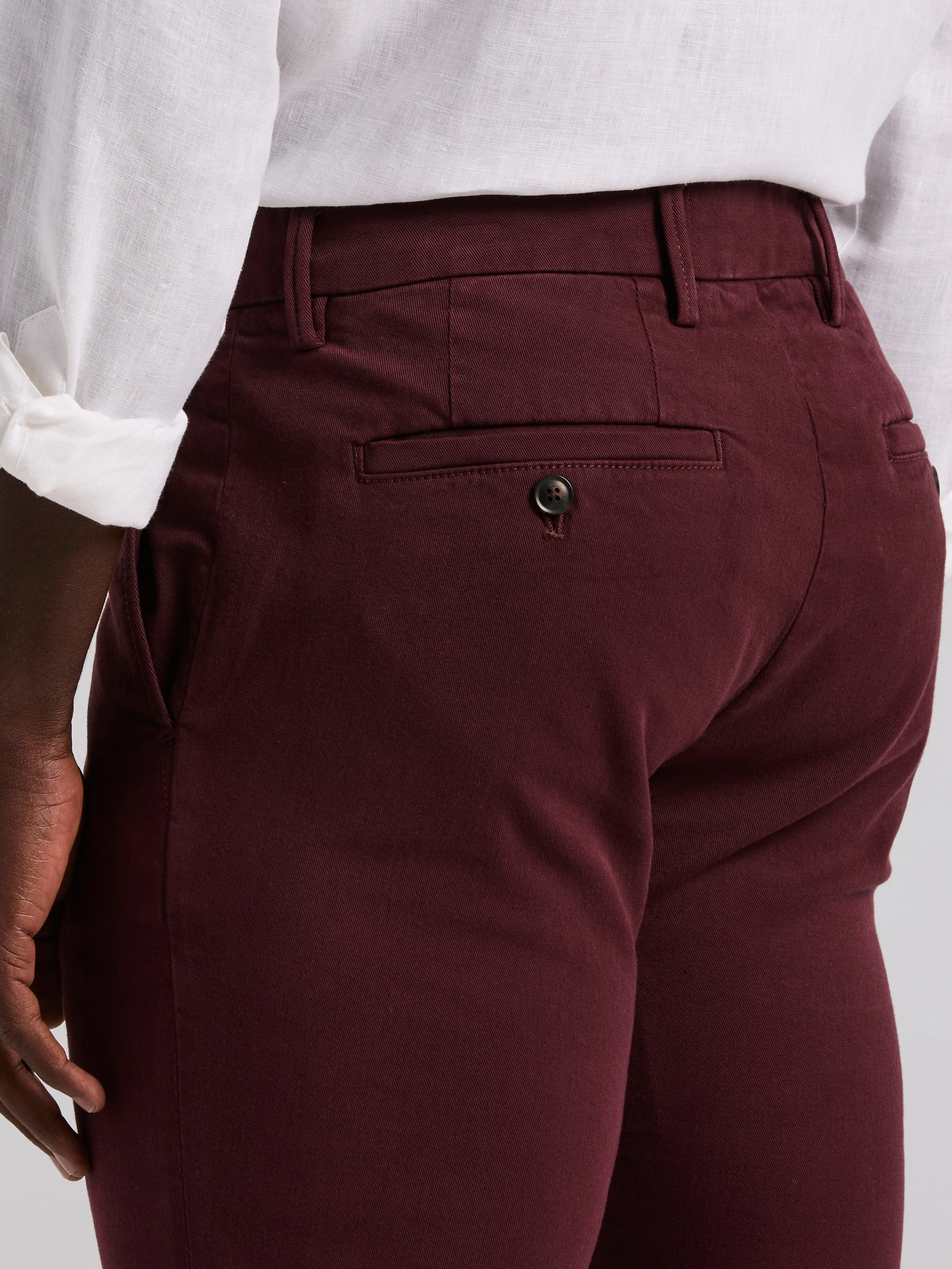Slim Fit Dyed Solid Twill Chino Pant - Image 24