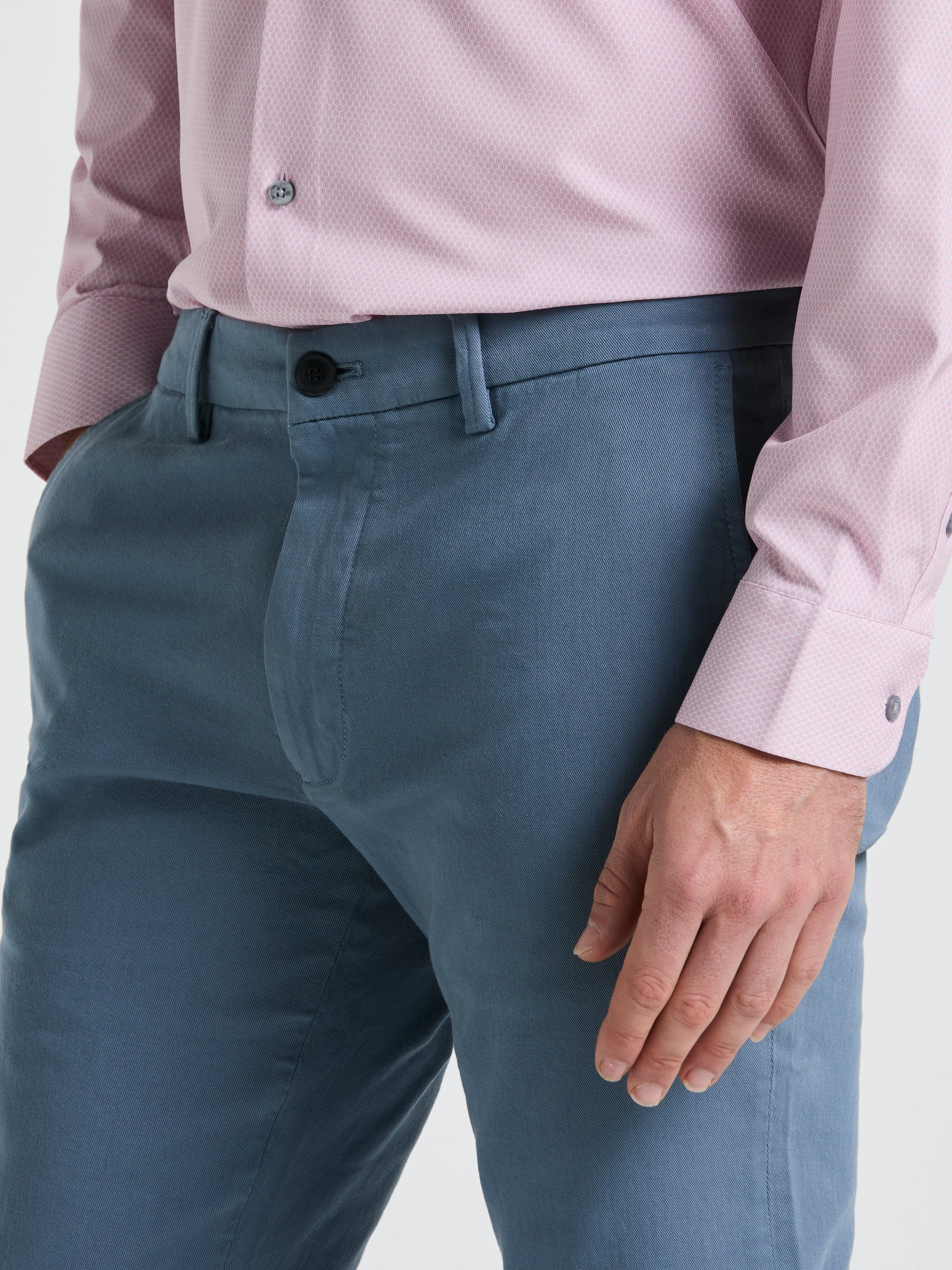 Slim Fit Dyed Solid Twill Chino Pant - Image 27