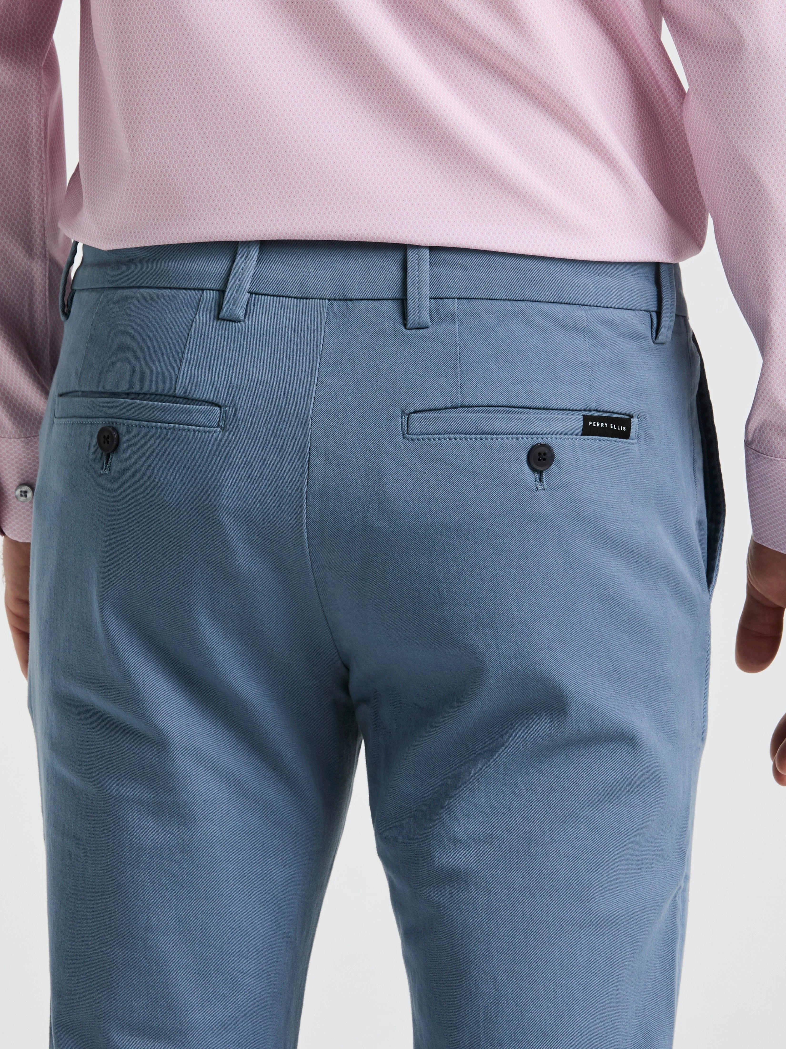 Slim Fit Dyed Solid Twill Chino Pant - Image 28